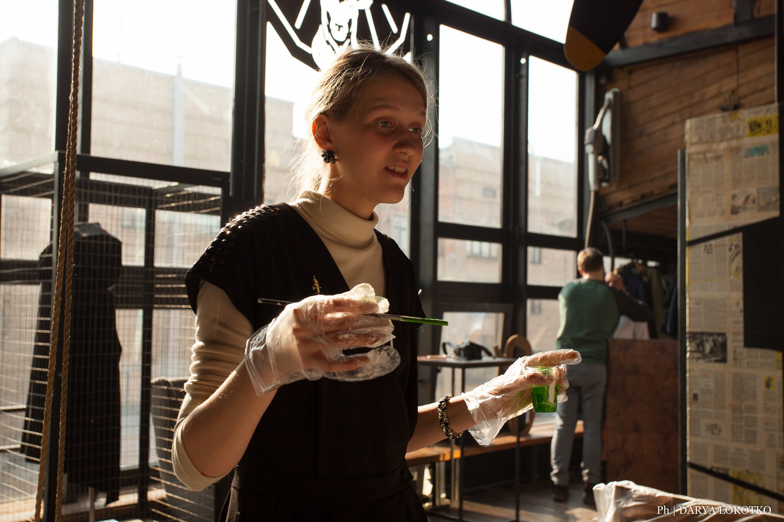 Мастер класс Fluid Art. Фотограф Дарья Локотко в Красноярске