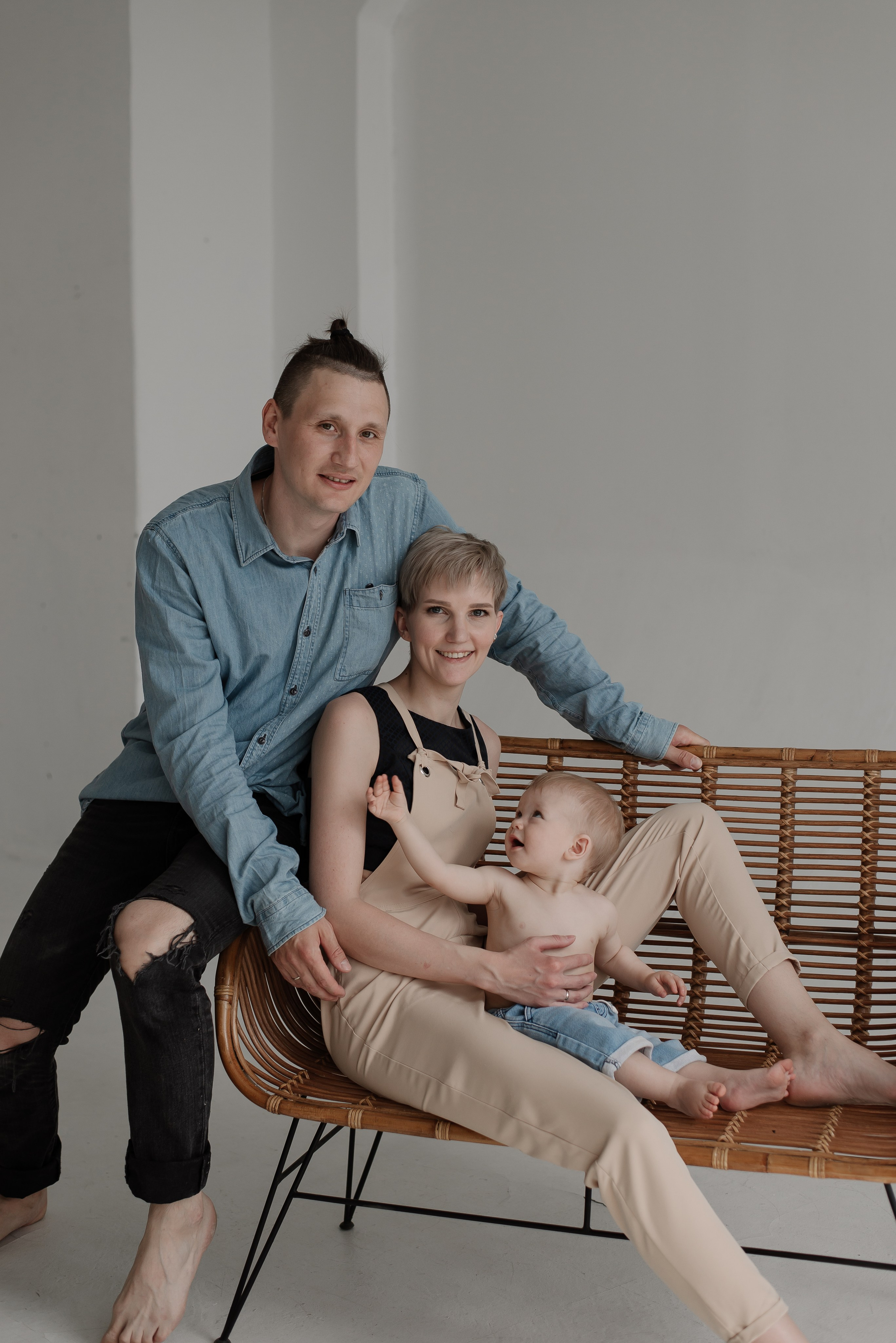 Родион, Ольга и Елисей. Портретный фотограф Ксения Люндовская