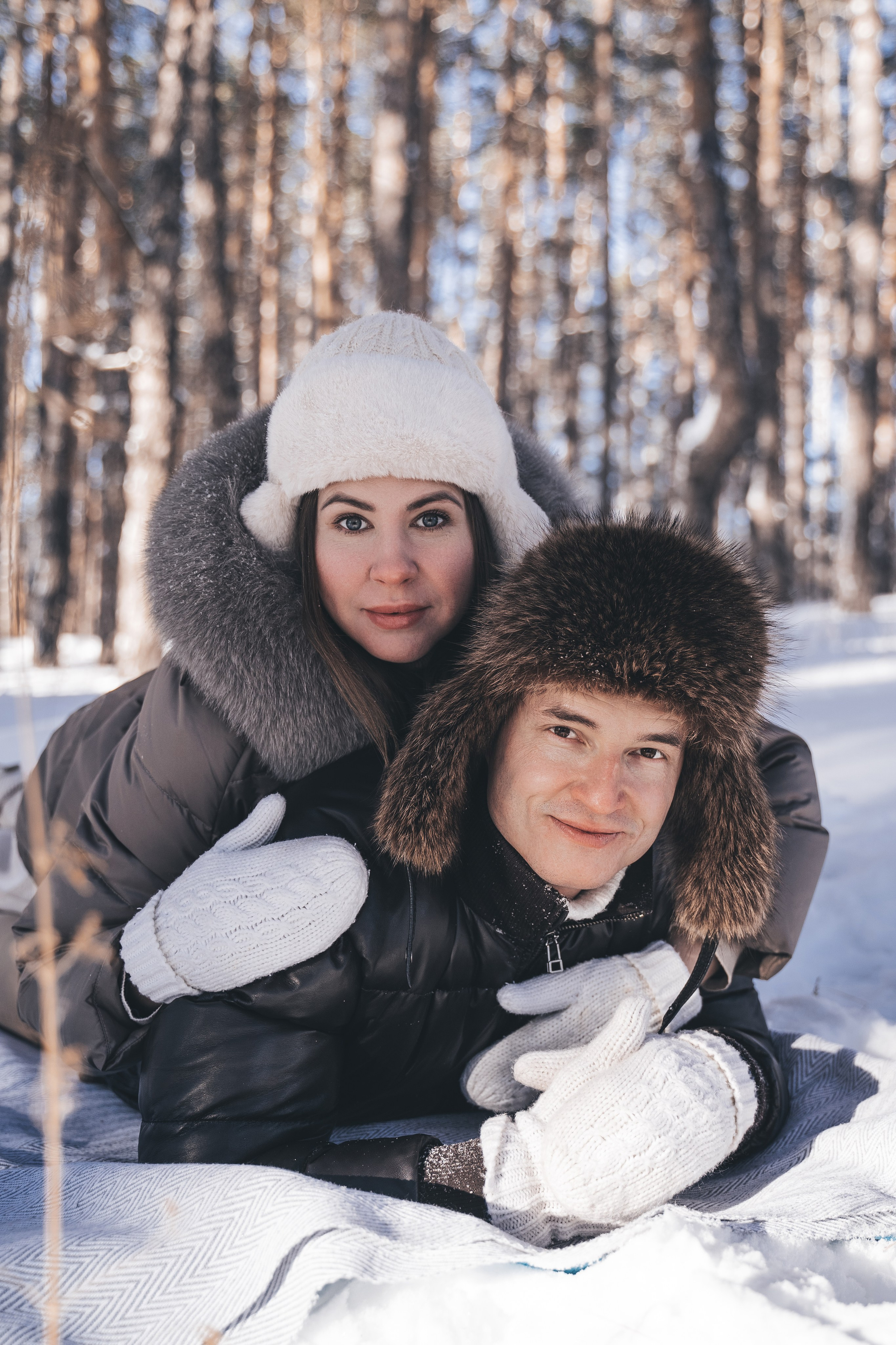 Зимняя lovestory для Витали и Оли. Фотограф в Самаре Екатерина Кроз