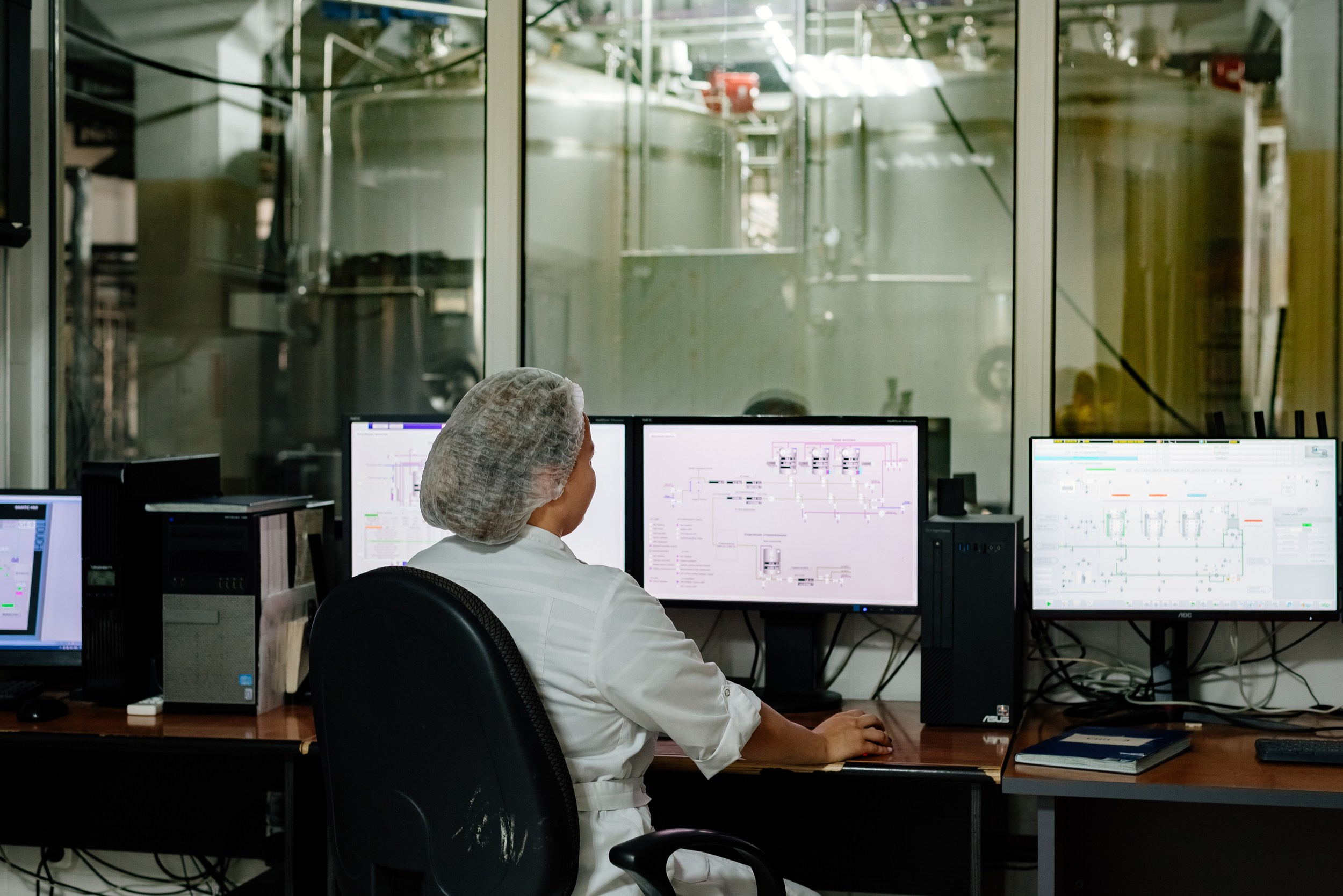 Молокозавод. Город Кропоткин, Краснодарский край. Промышленный фотограф в Ростовской области Владимир Яковенко