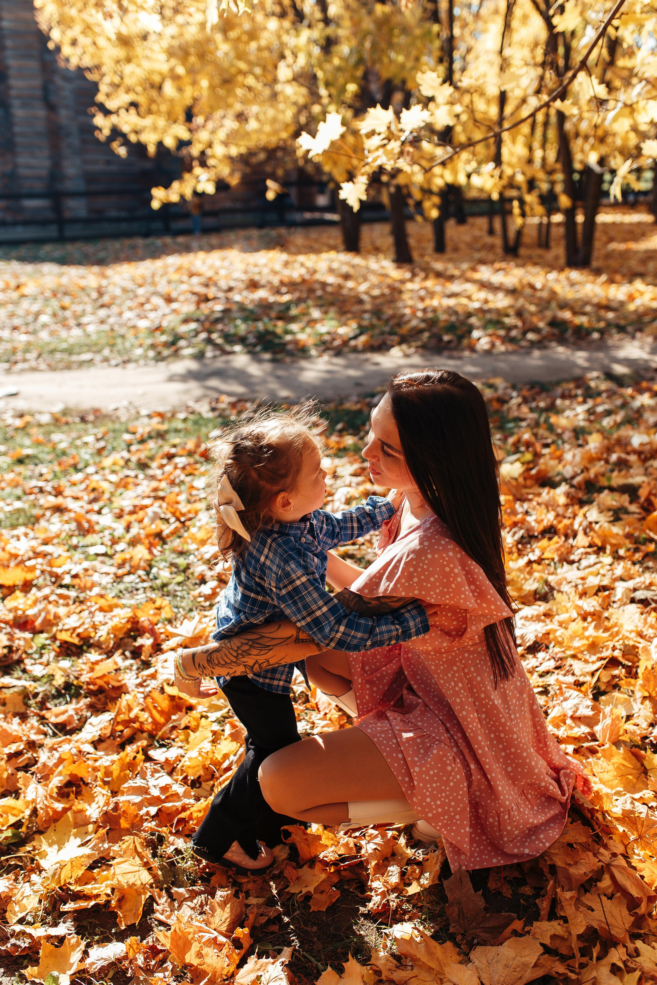 Листопад. Семейный фотограф в Москве. Дарья Долгих