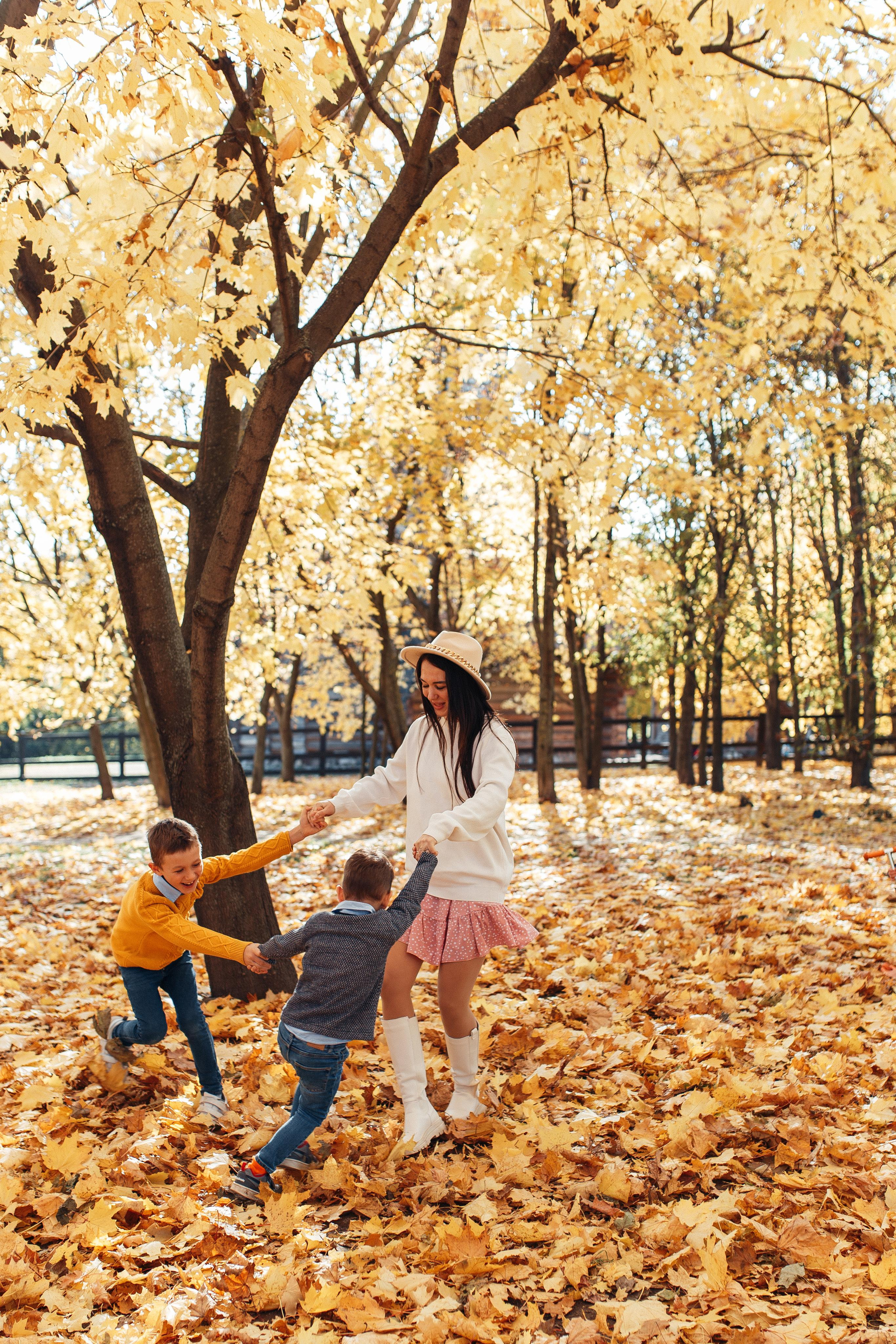 Листопад. Семейный фотограф в Москве. Дарья Долгих