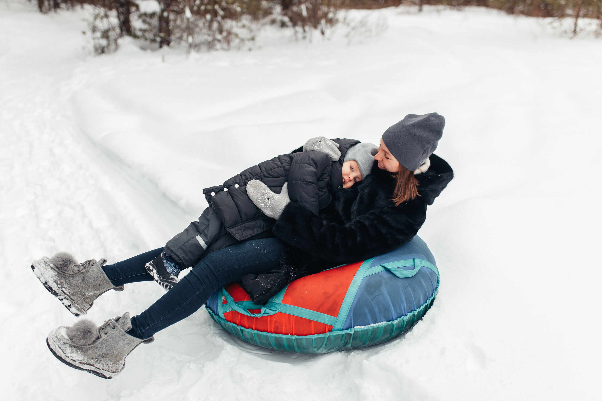 Мамина снежинка. Семейный фотограф в Москве. Дарья Долгих