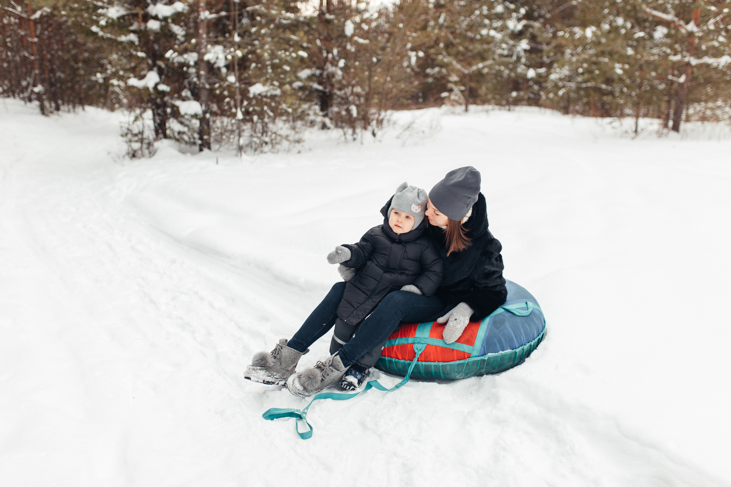 Мамина снежинка. Семейный фотограф в Москве. Дарья Долгих