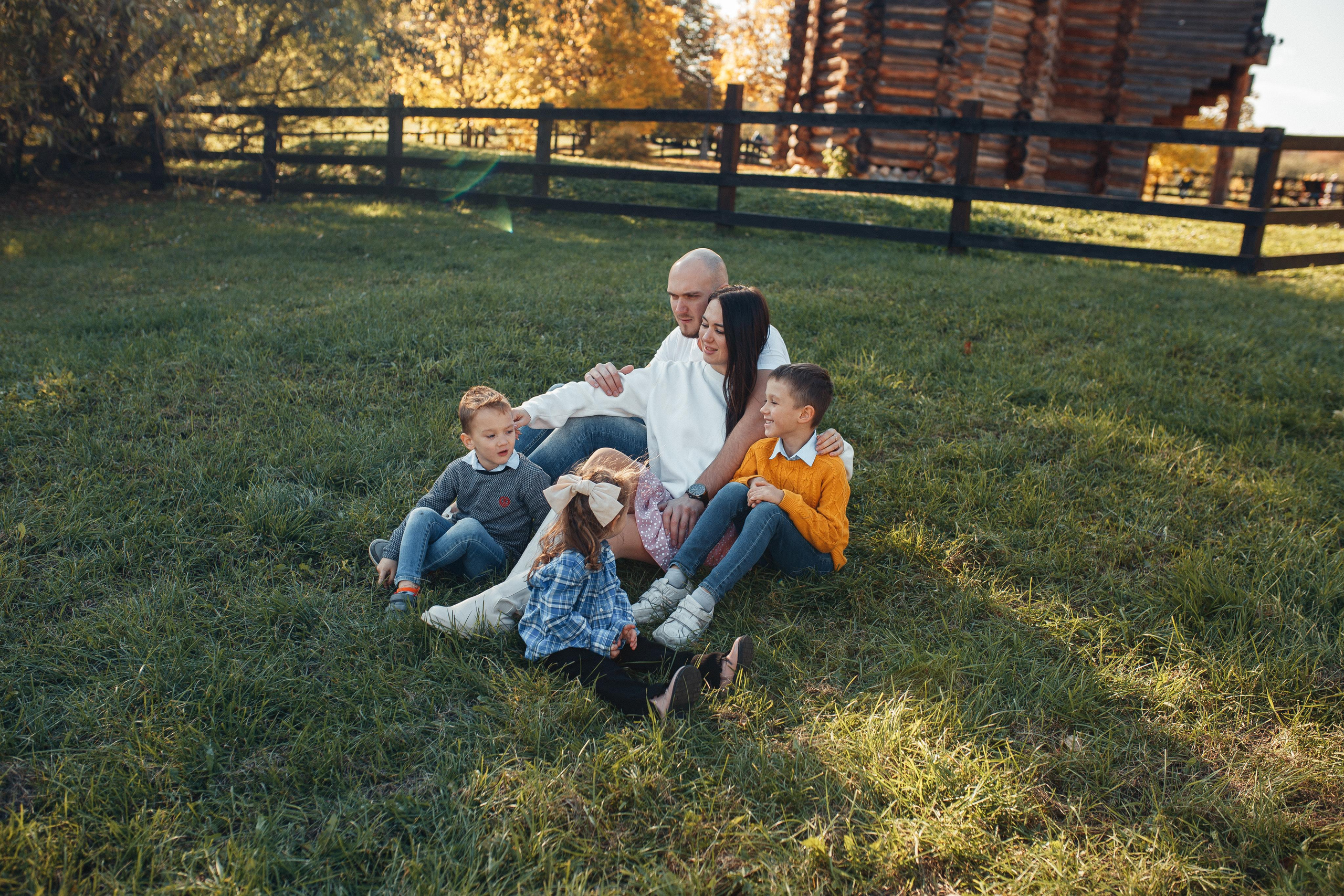 Листопад. Семейный фотограф в Москве. Дарья Долгих