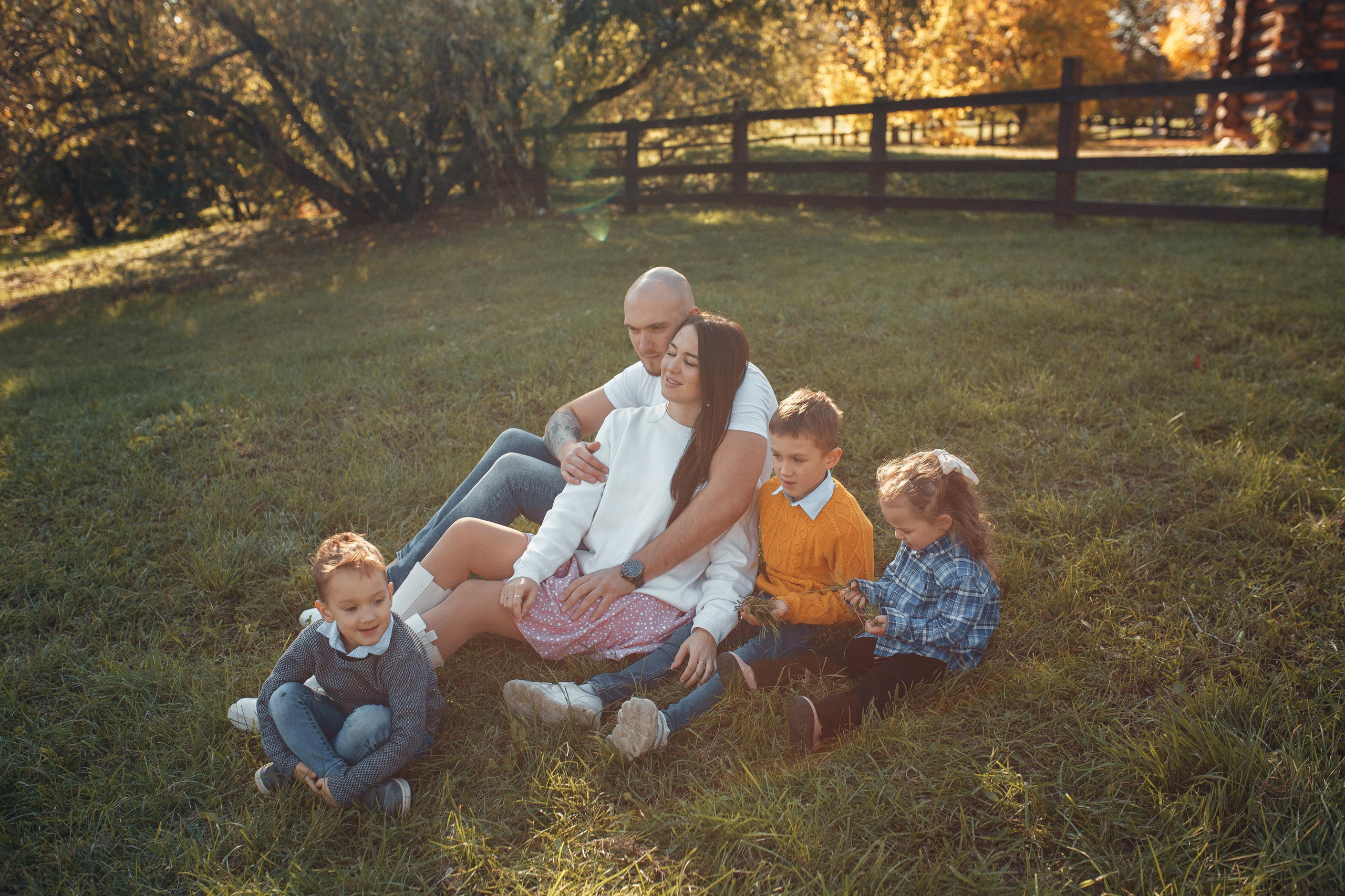 Листопад. Семейный фотограф в Москве. Дарья Долгих