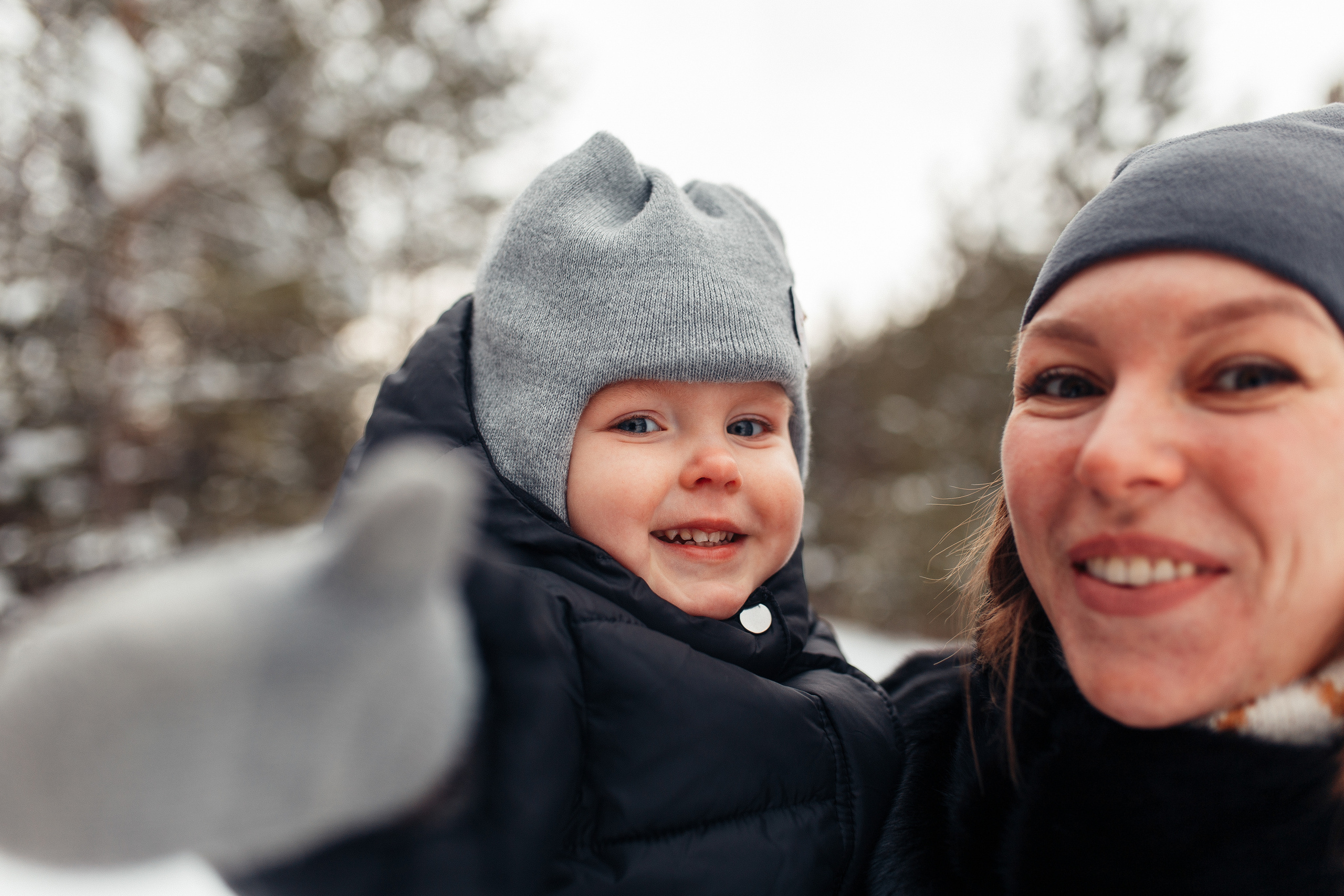 Мамина снежинка. Семейный фотограф в Москве. Дарья Долгих