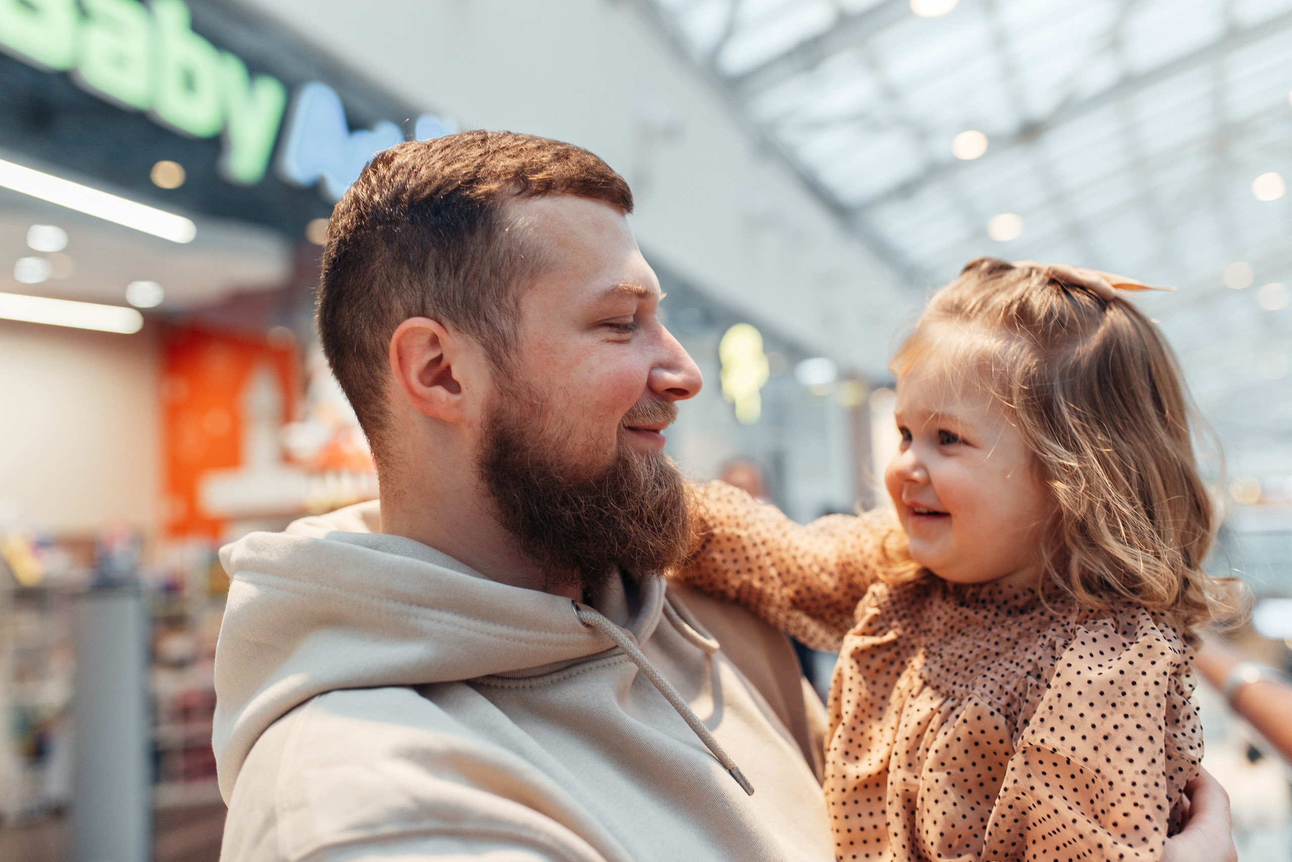 Прогулка по торговому центру. Семейный фотограф в Москве. Дарья Долгих