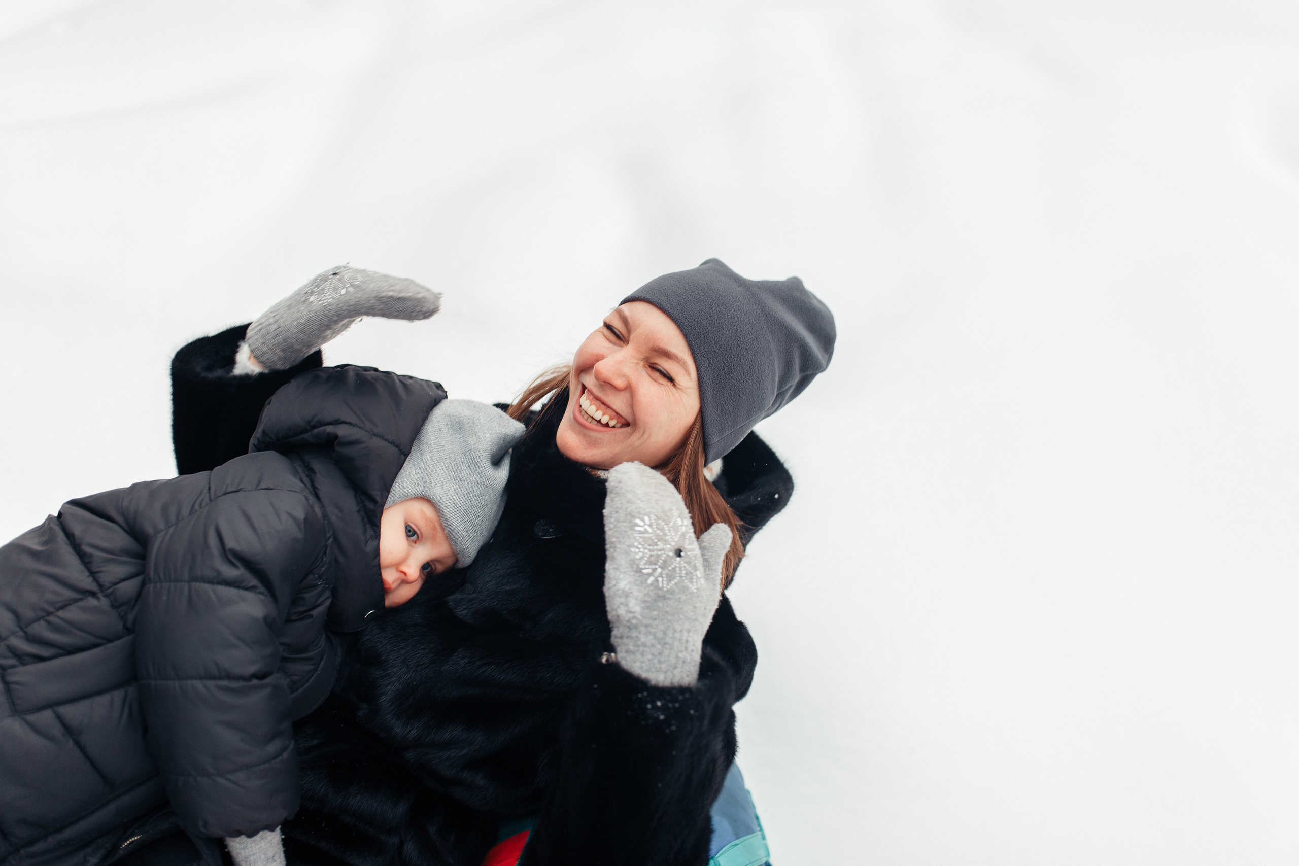Мамина снежинка. Семейный фотограф в Москве. Дарья Долгих