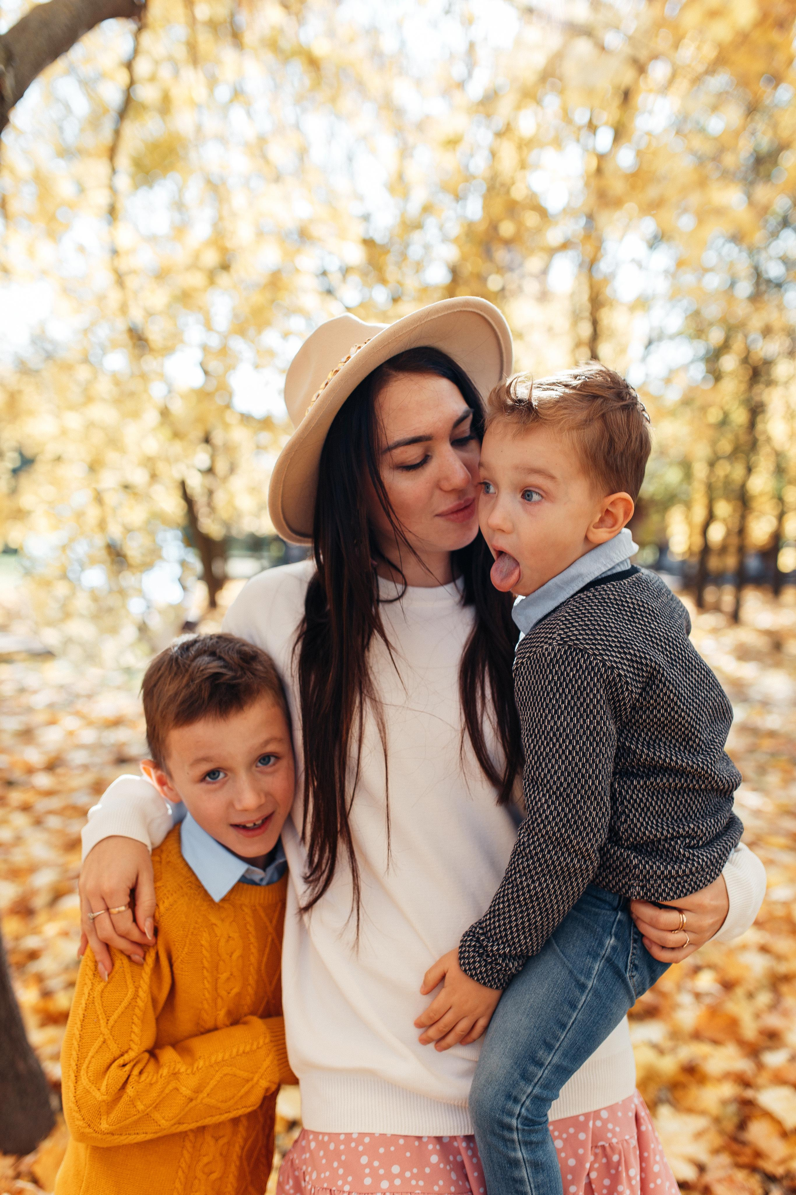 Листопад. Семейный фотограф в Москве. Дарья Долгих