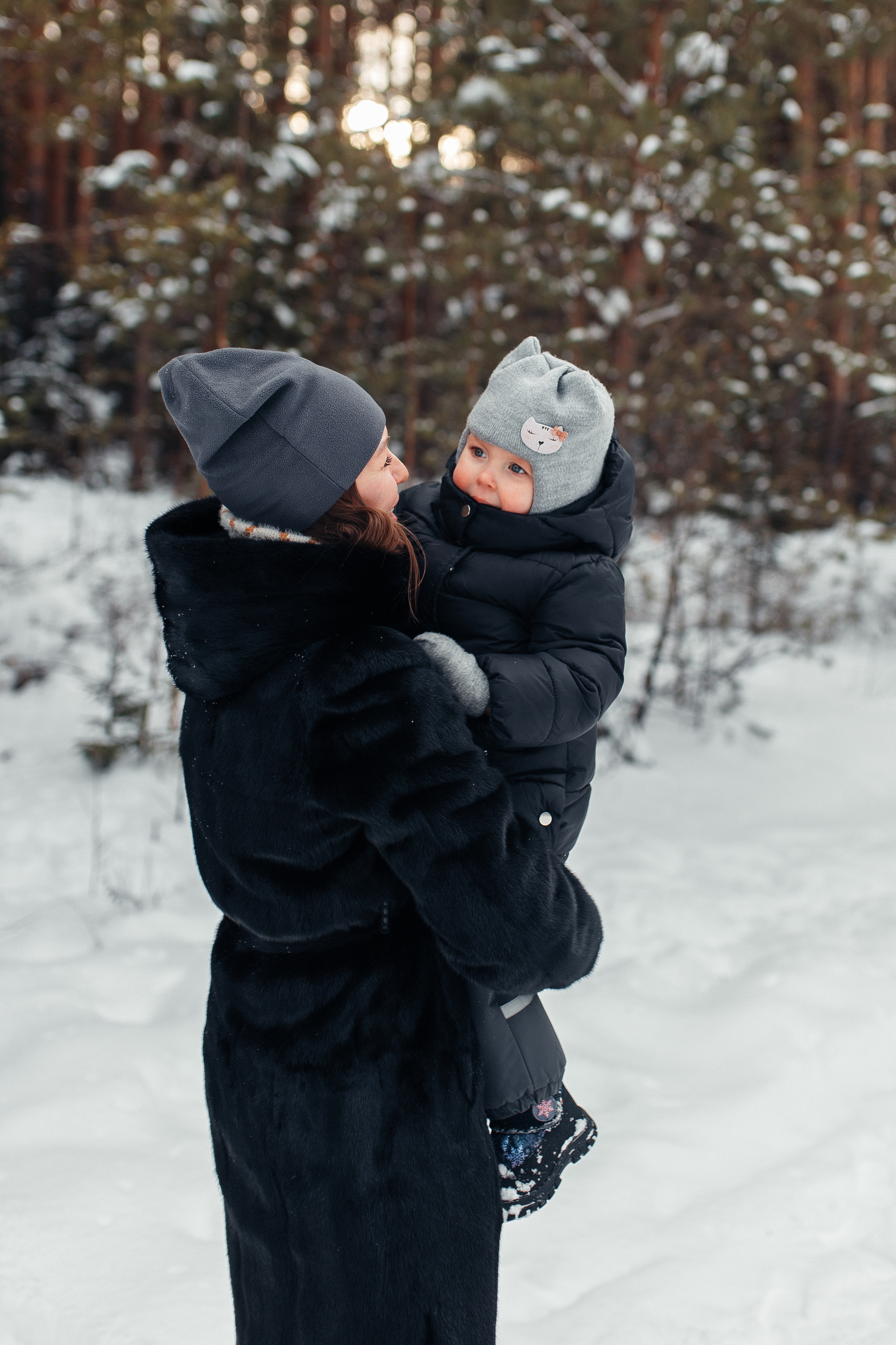 Мамина снежинка. Семейный фотограф в Москве. Дарья Долгих