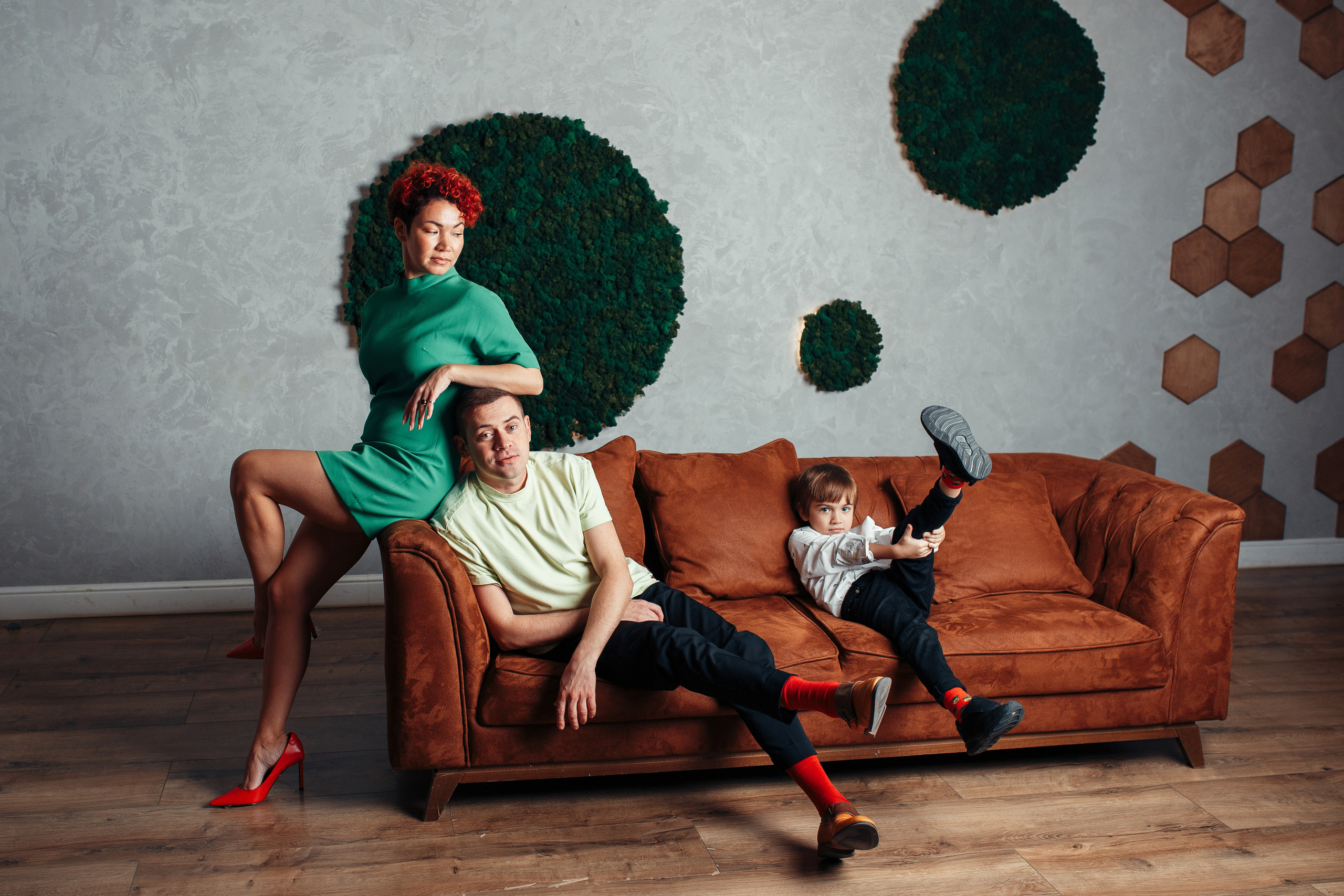 Веселая семейка. Семейный фотограф в Москве. Дарья Долгих