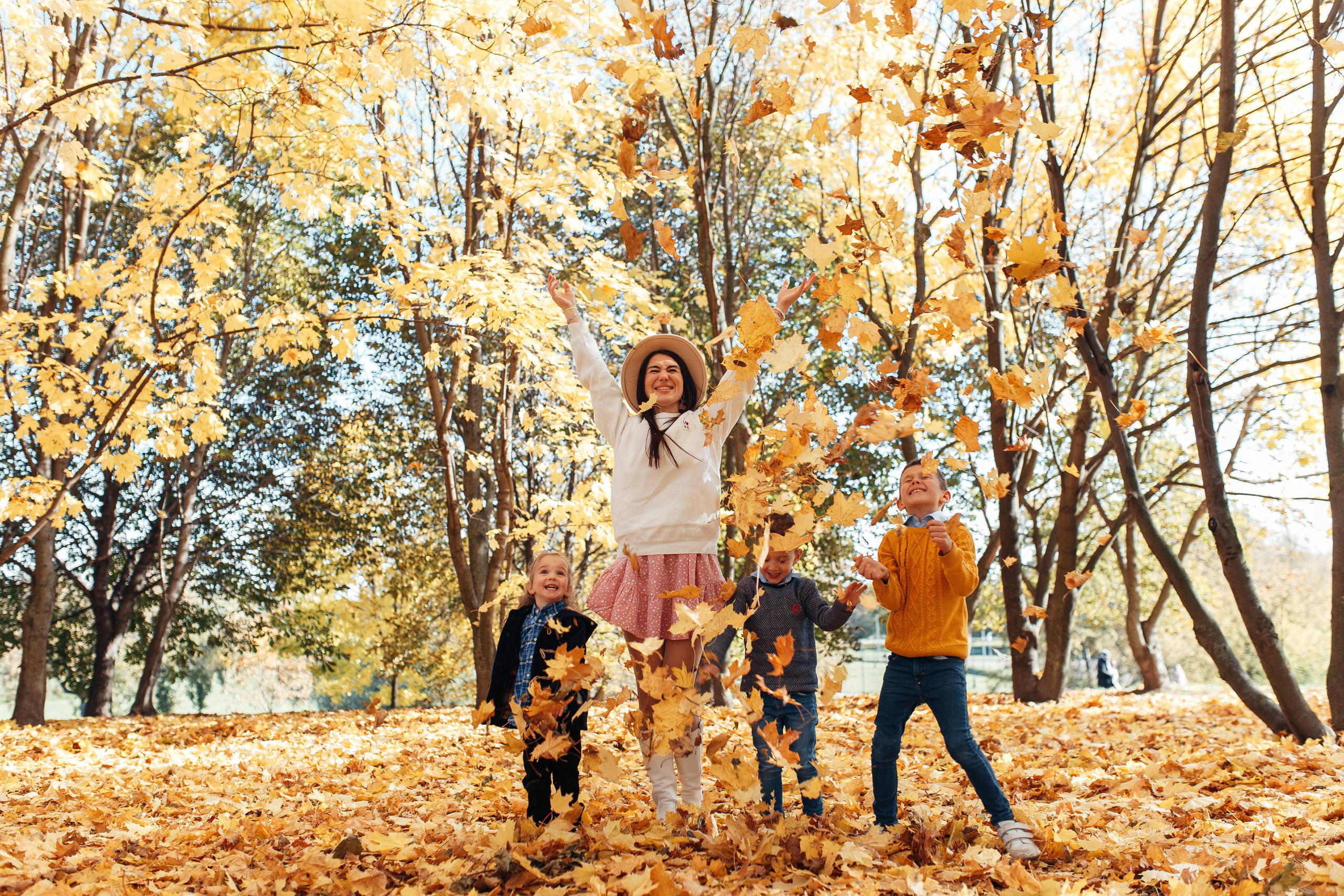 Листопад. Семейный фотограф в Москве. Дарья Долгих