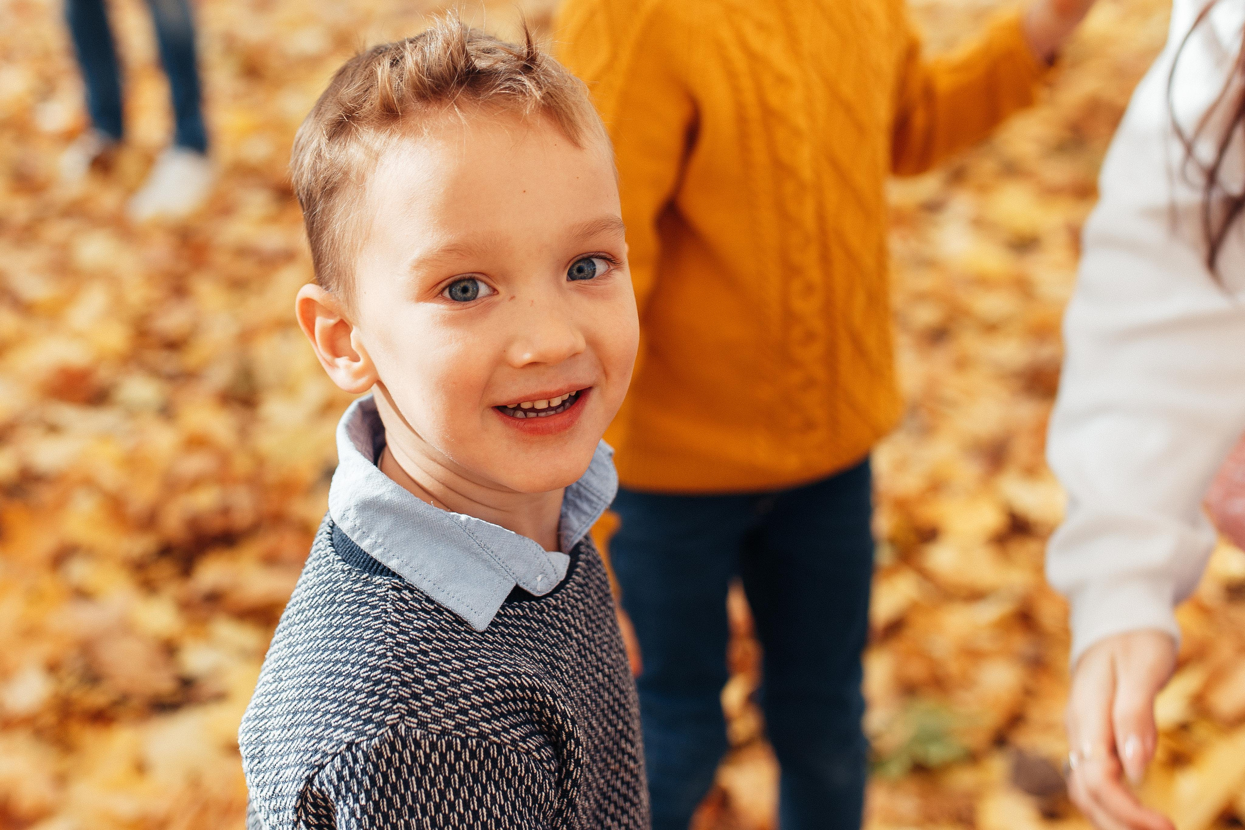 Листопад. Семейный фотограф в Москве. Дарья Долгих