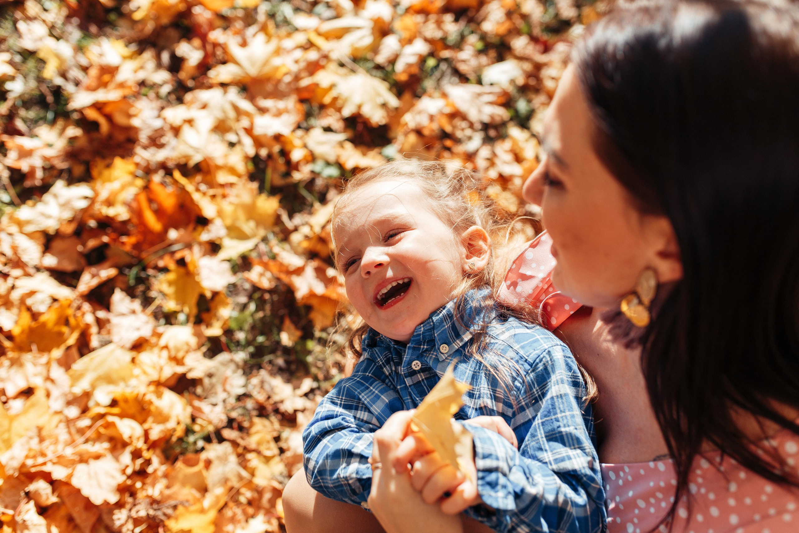 Листопад. Семейный фотограф в Москве. Дарья Долгих