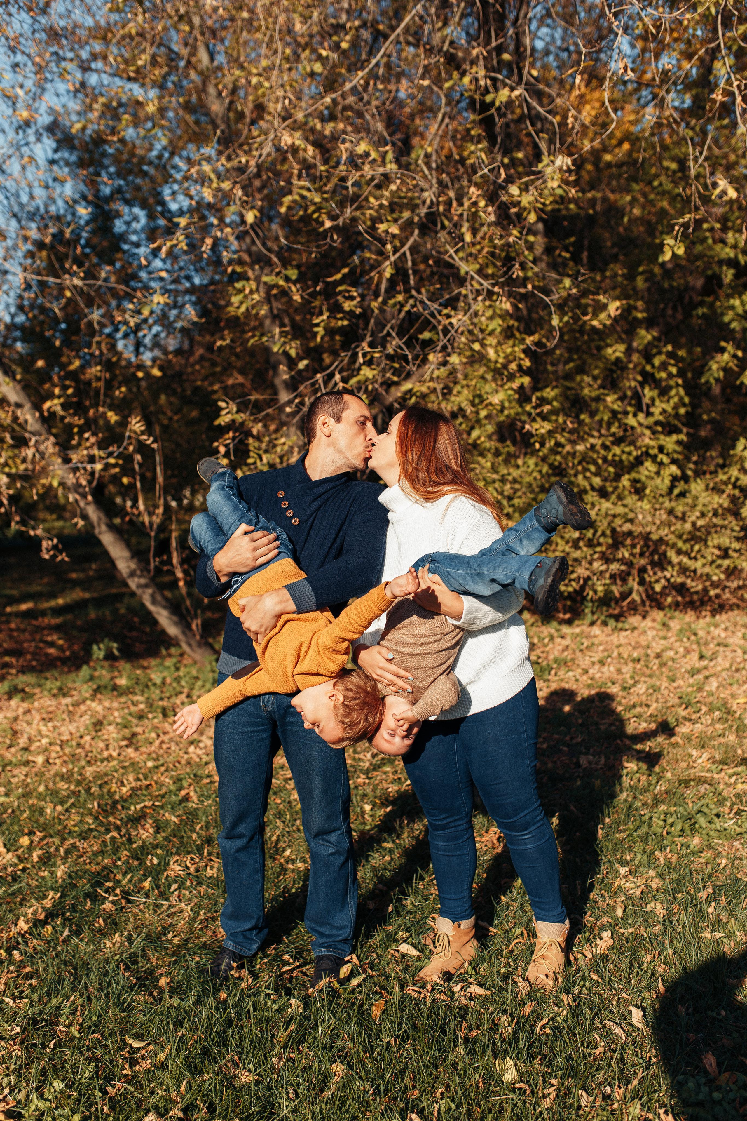 Осенняя прогулка. Семейный фотограф в Москве. Дарья Долгих