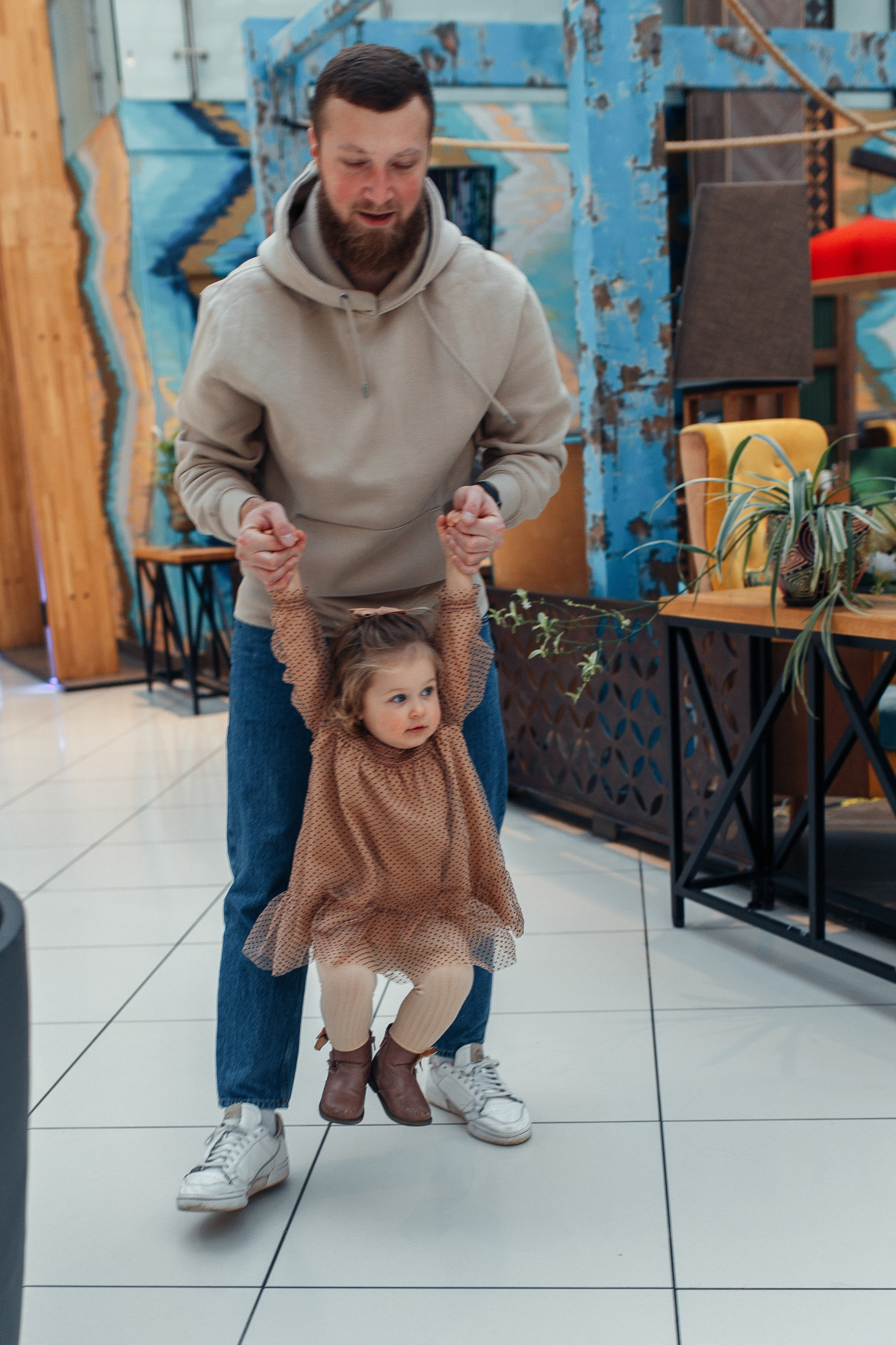 Прогулка по торговому центру. Семейный фотограф в Москве. Дарья Долгих