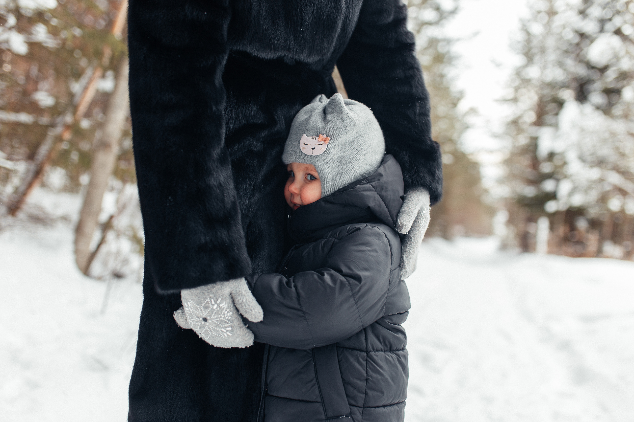 Мамина снежинка. Семейный фотограф в Москве. Дарья Долгих