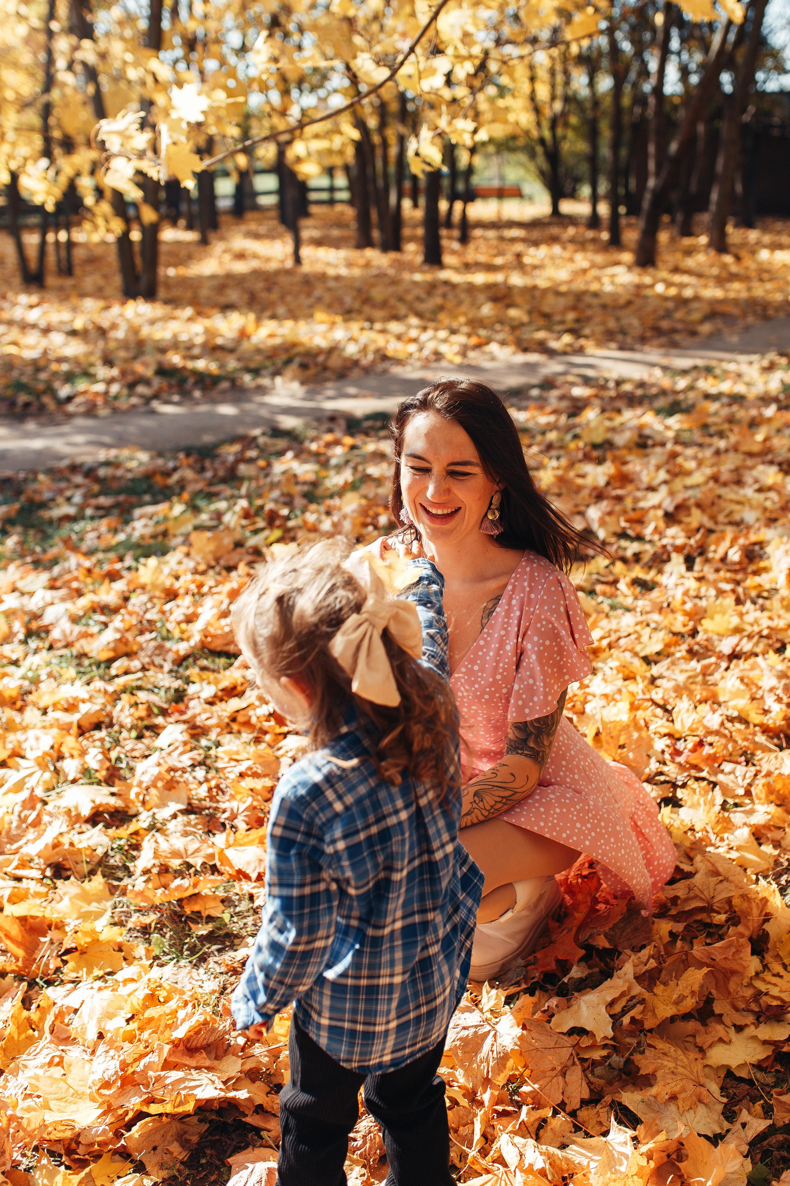 Листопад. Семейный фотограф в Москве. Дарья Долгих