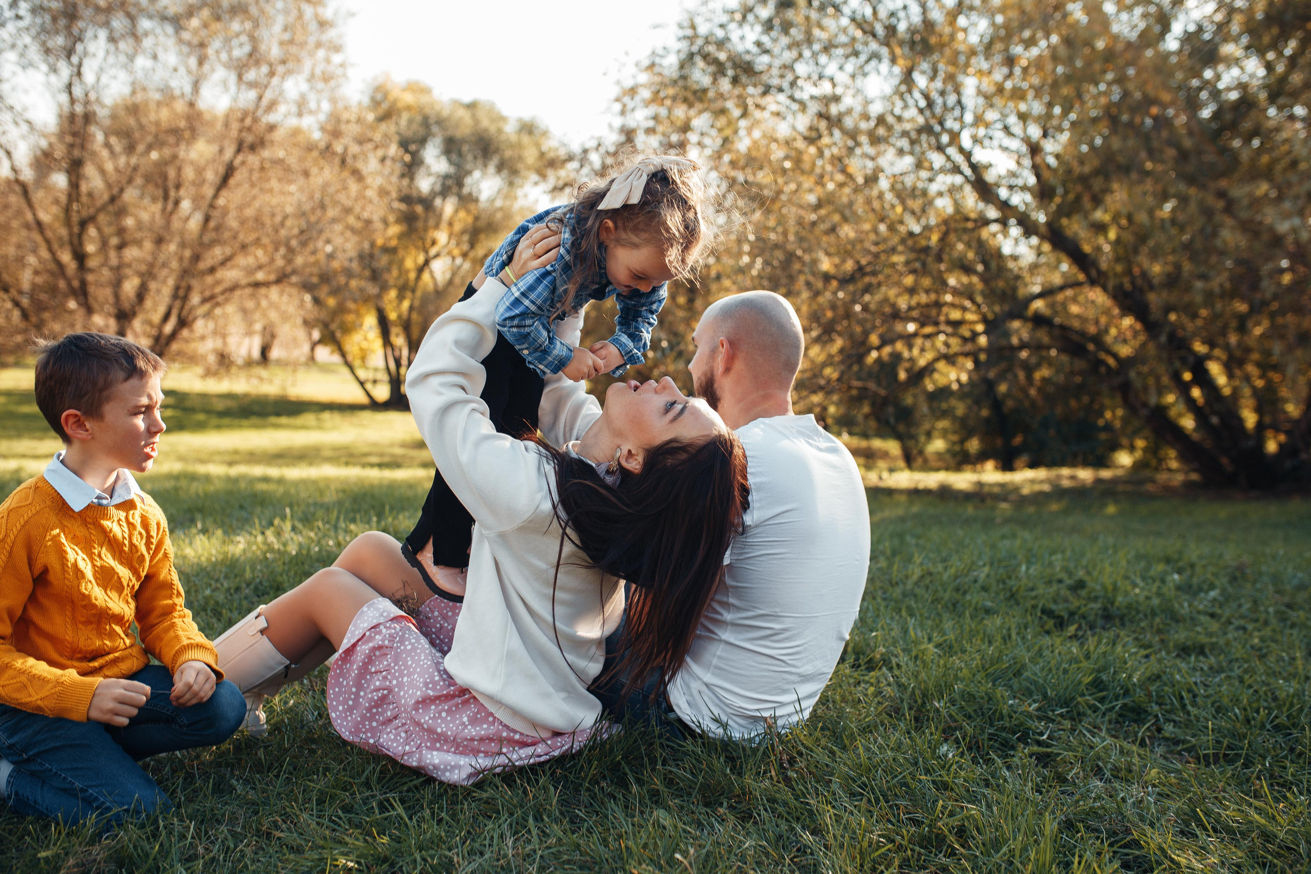 Листопад. Семейный фотограф в Москве. Дарья Долгих