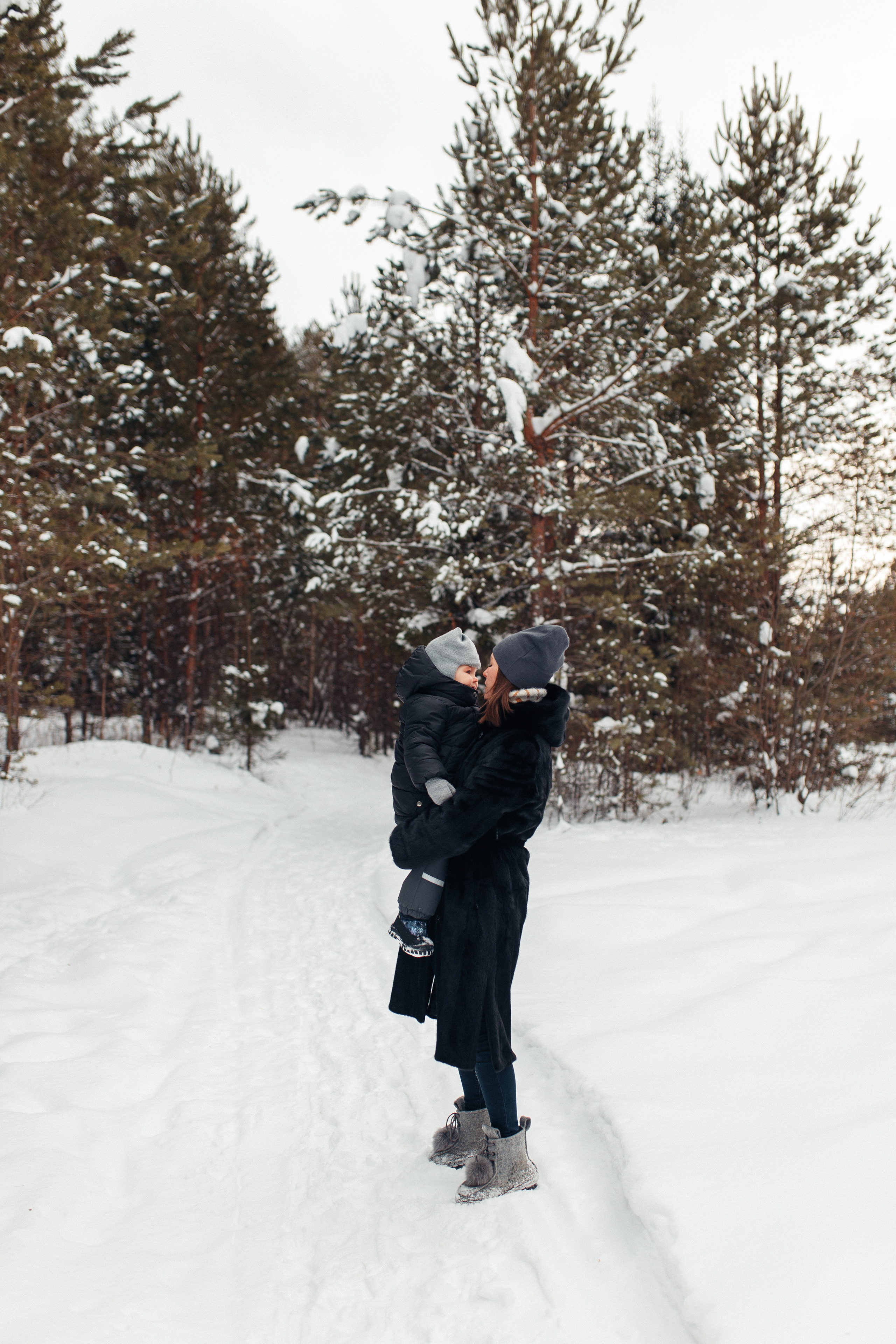 Мамина снежинка. Семейный фотограф в Москве. Дарья Долгих