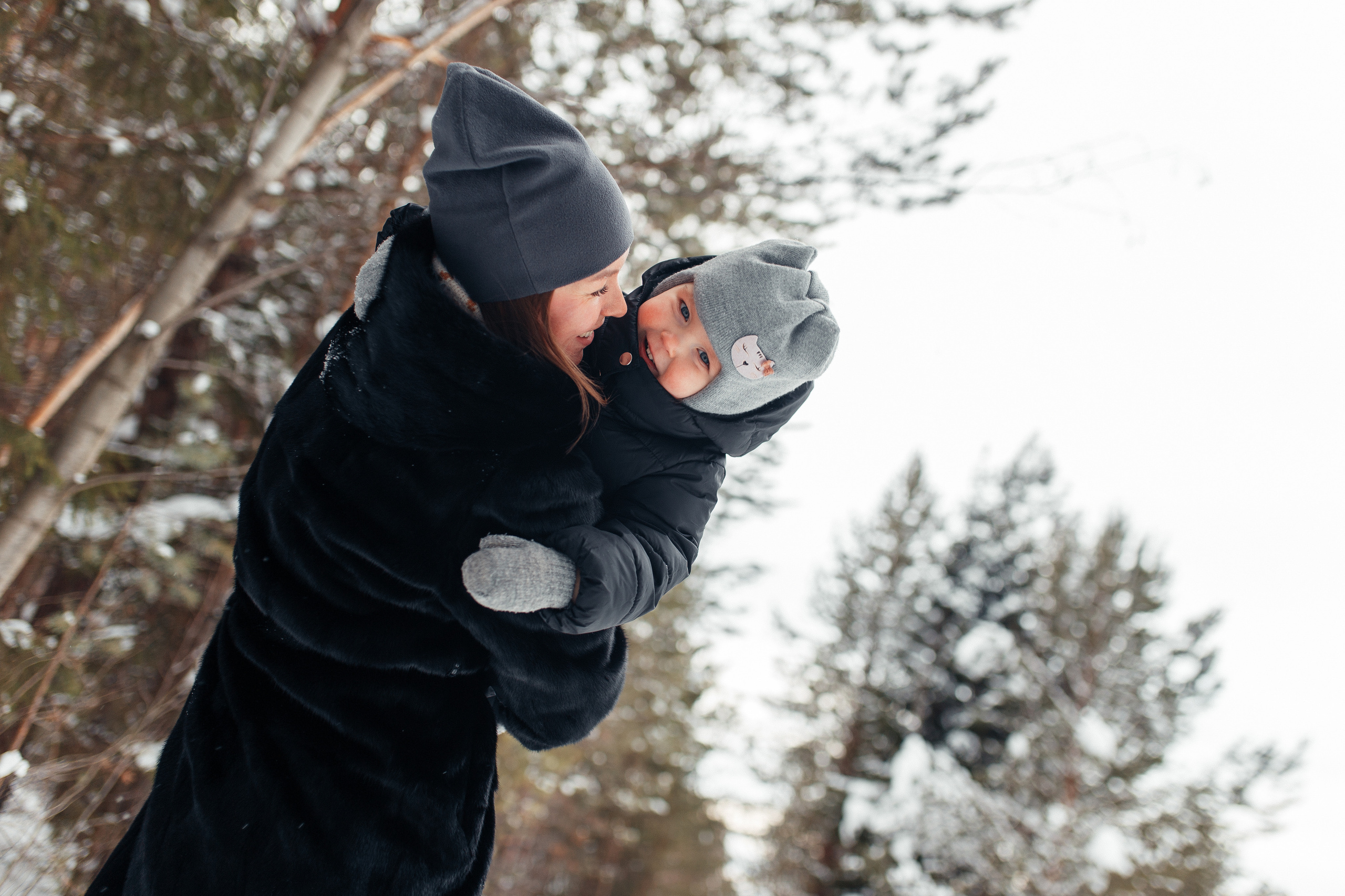 Мамина снежинка. Семейный фотограф в Москве. Дарья Долгих