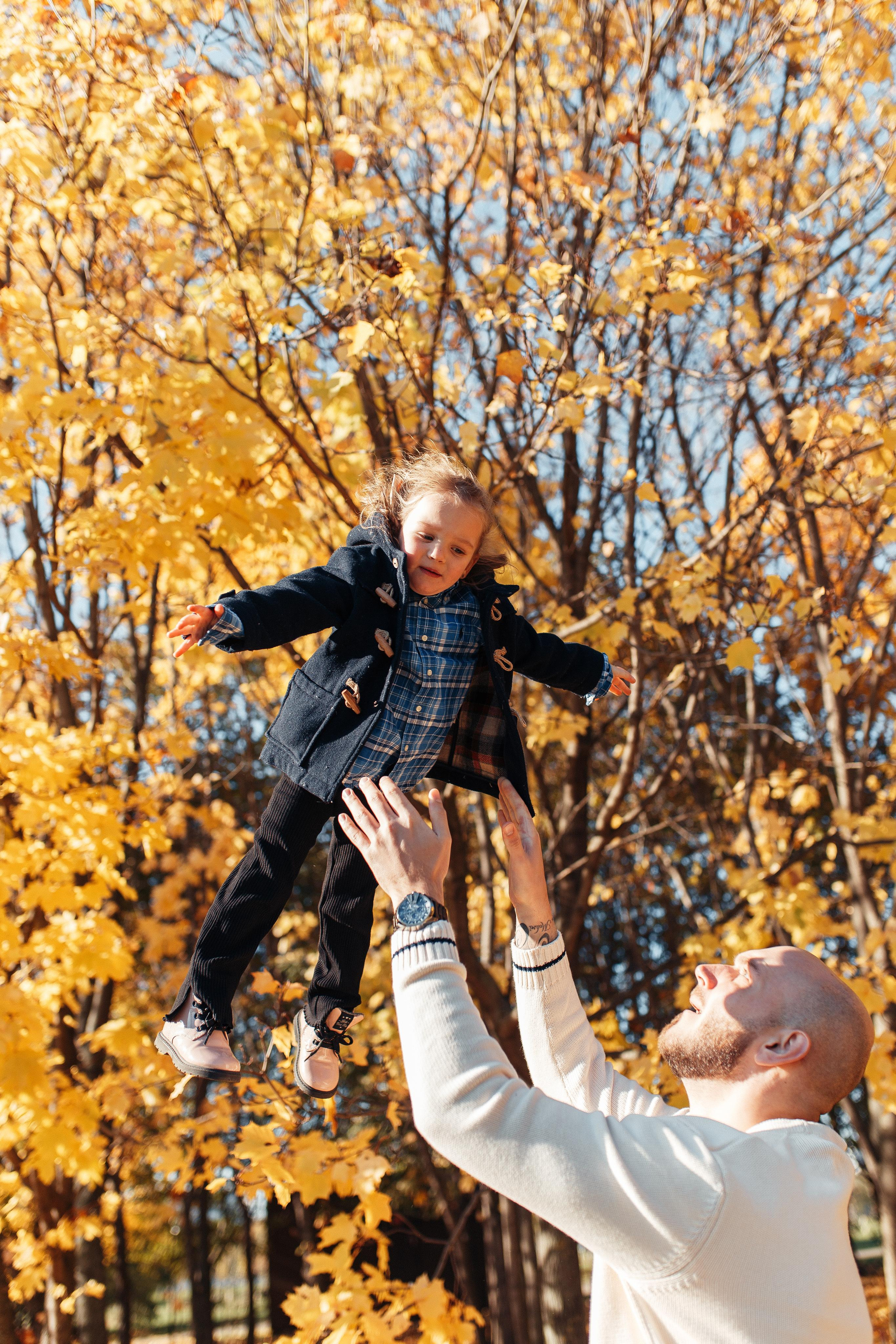 Листопад. Семейный фотограф в Москве. Дарья Долгих