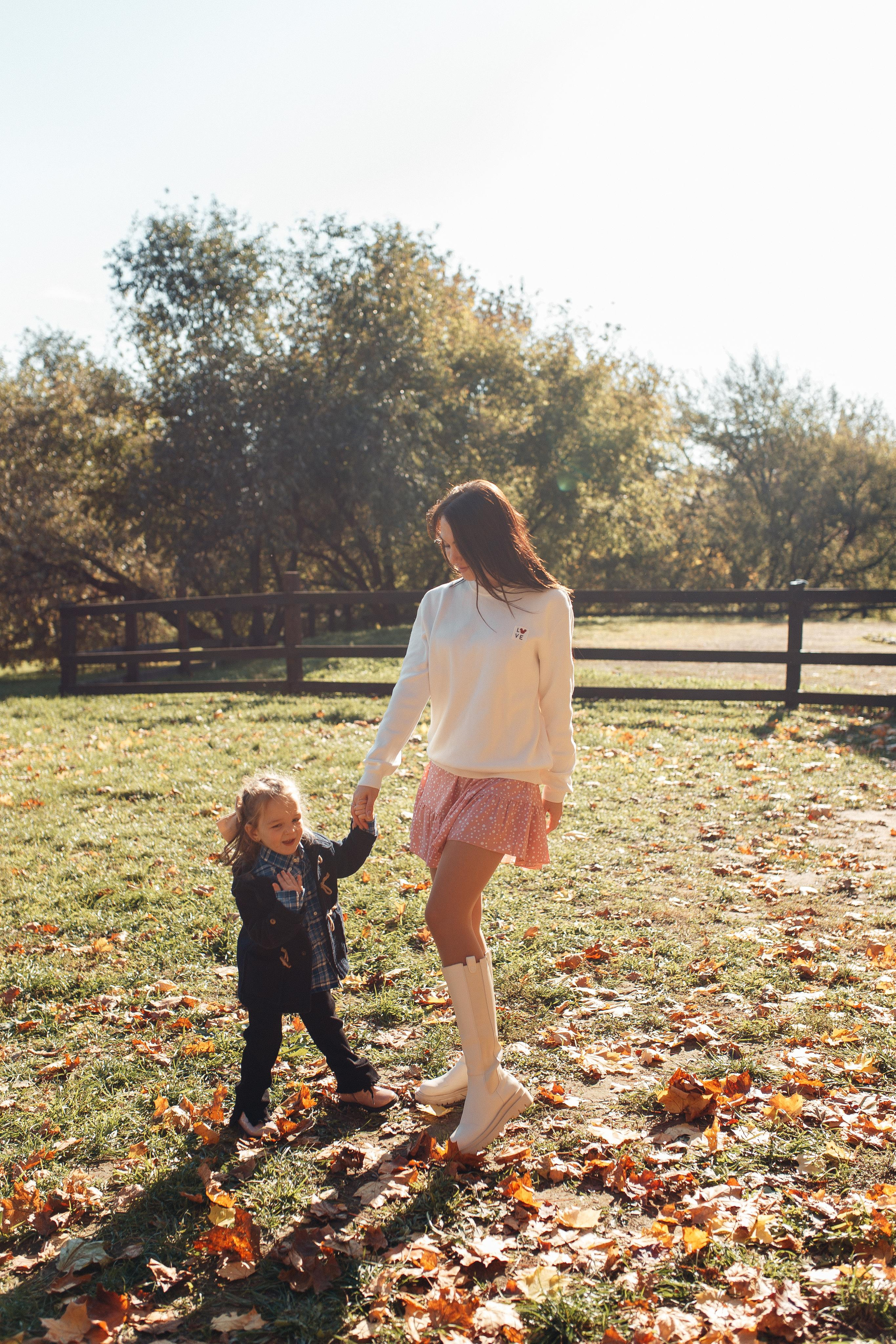 Листопад. Семейный фотограф в Москве. Дарья Долгих