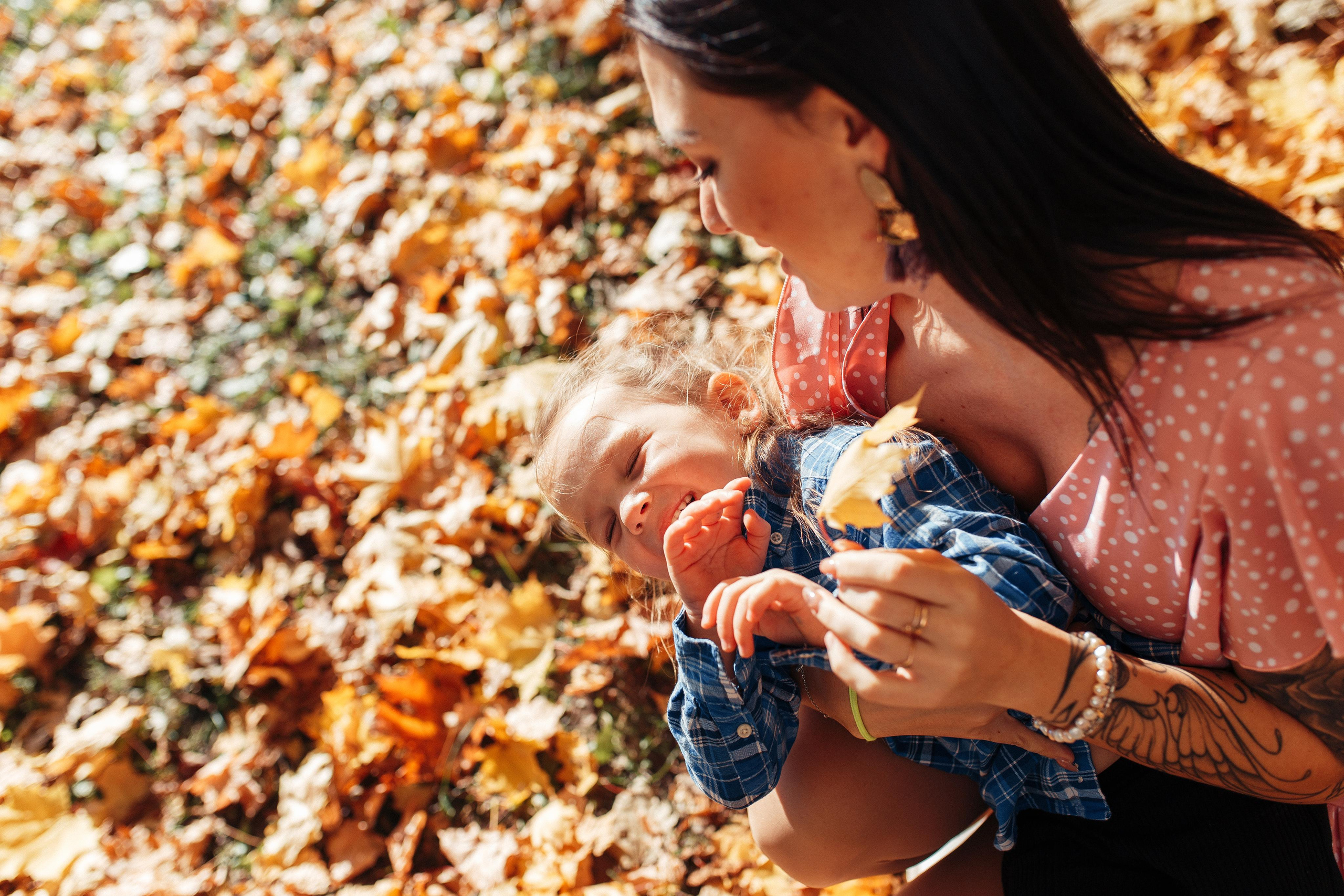 Листопад. Семейный фотограф в Москве. Дарья Долгих