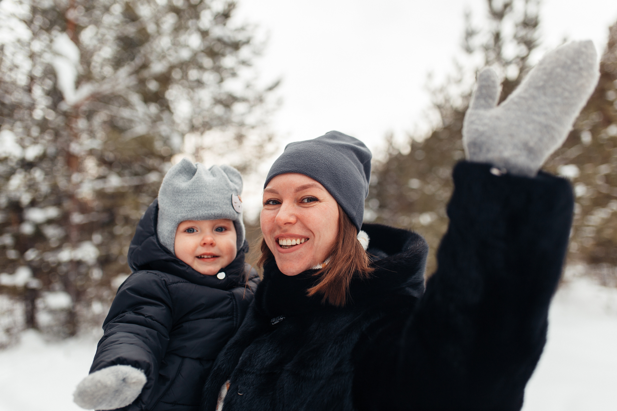 Мамина снежинка. Семейный фотограф в Москве. Дарья Долгих