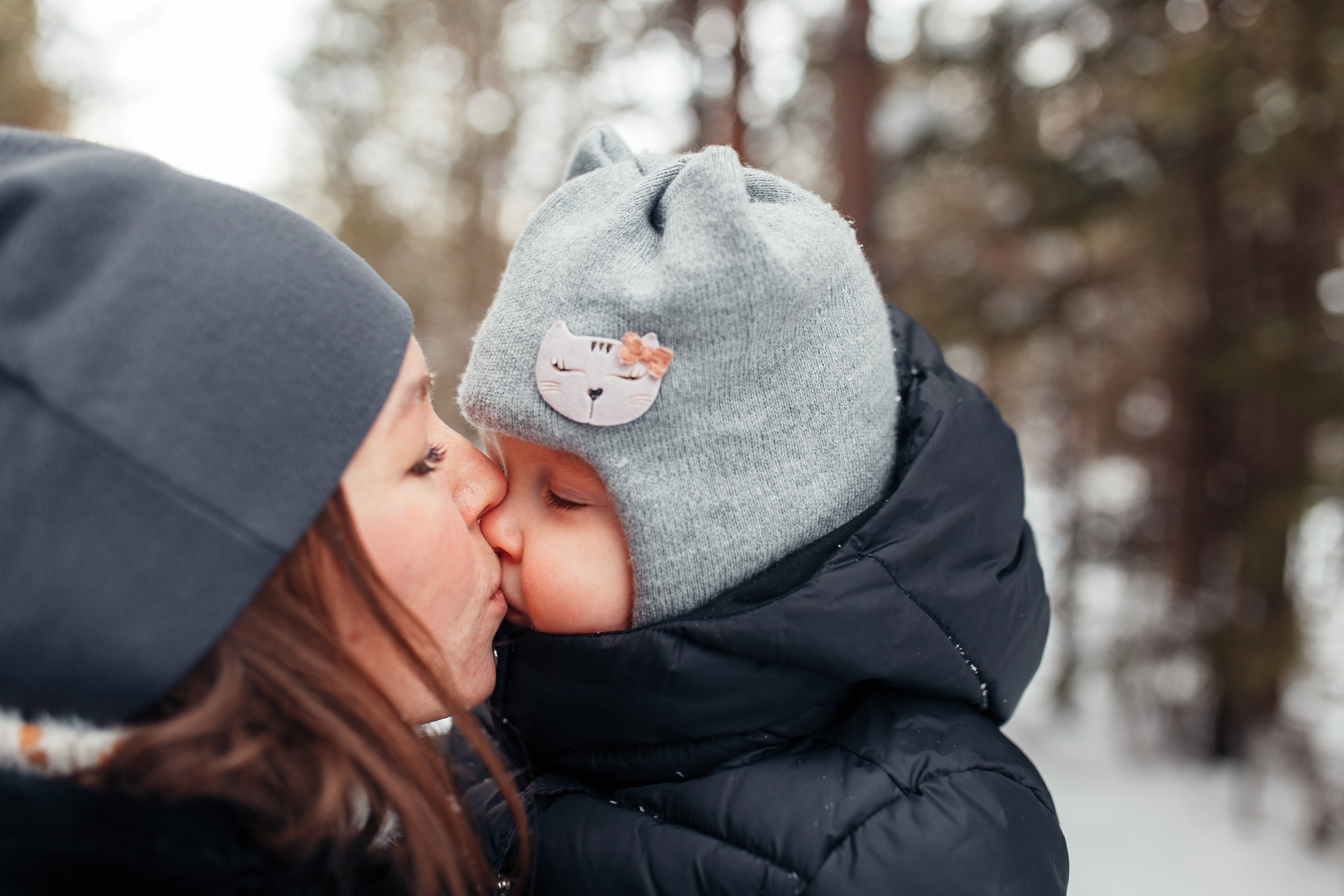 Мамина снежинка. Семейный фотограф в Москве. Дарья Долгих
