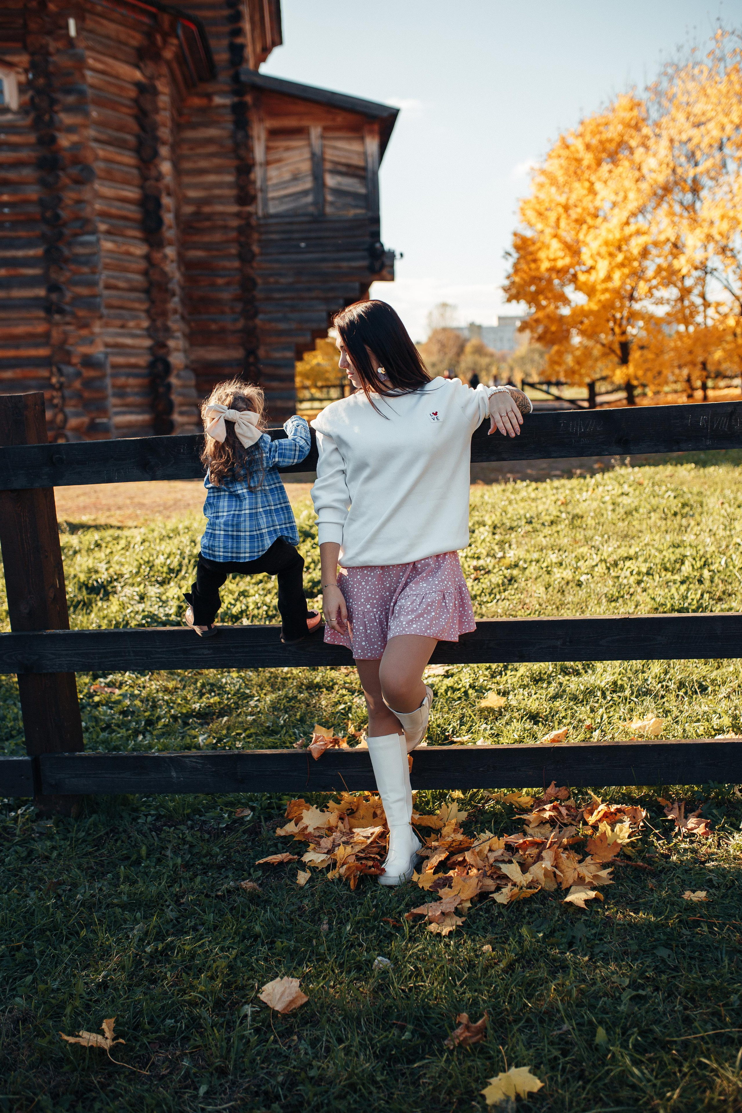 Листопад. Семейный фотограф в Москве. Дарья Долгих