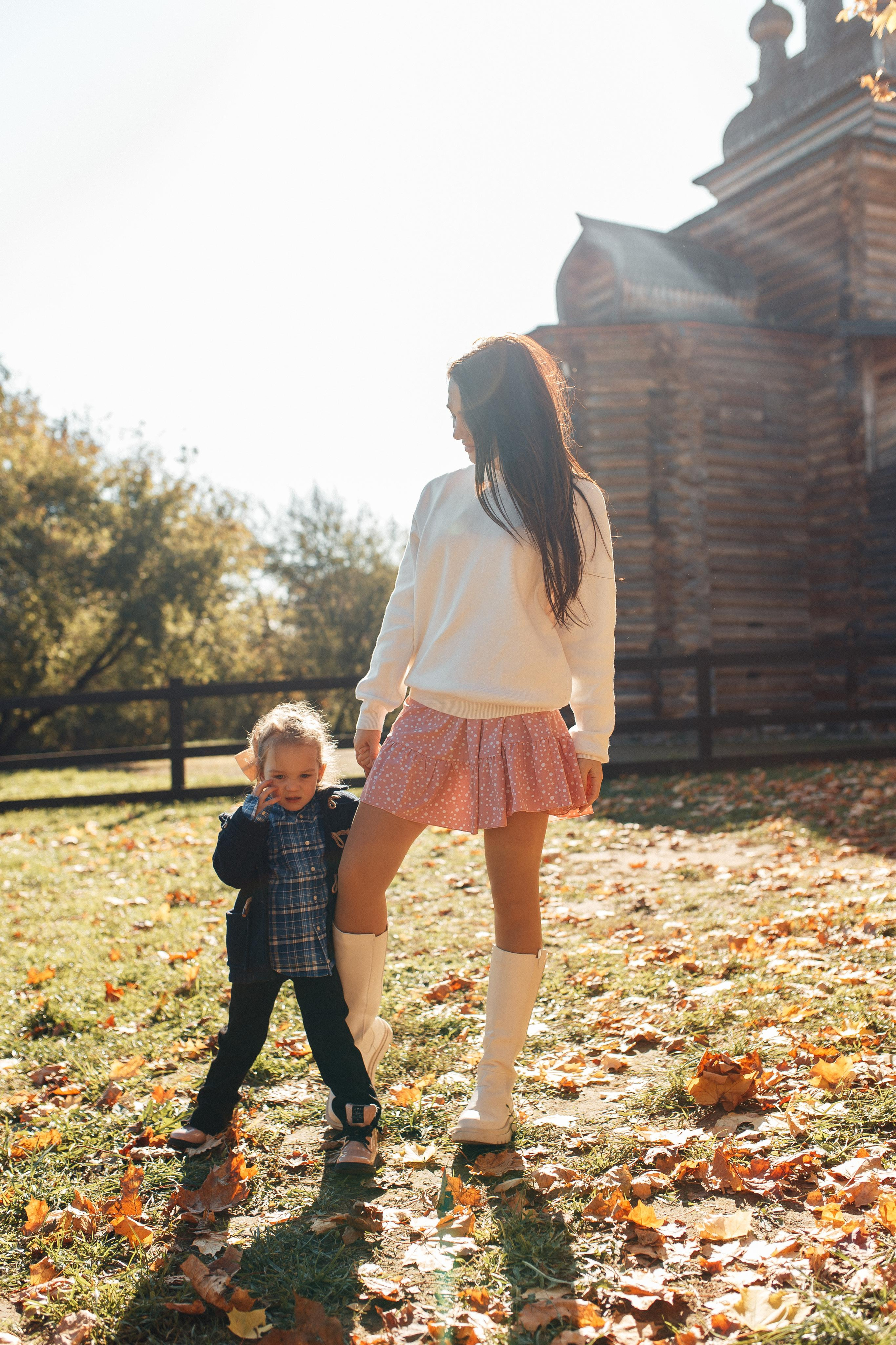 Листопад. Семейный фотограф в Москве. Дарья Долгих