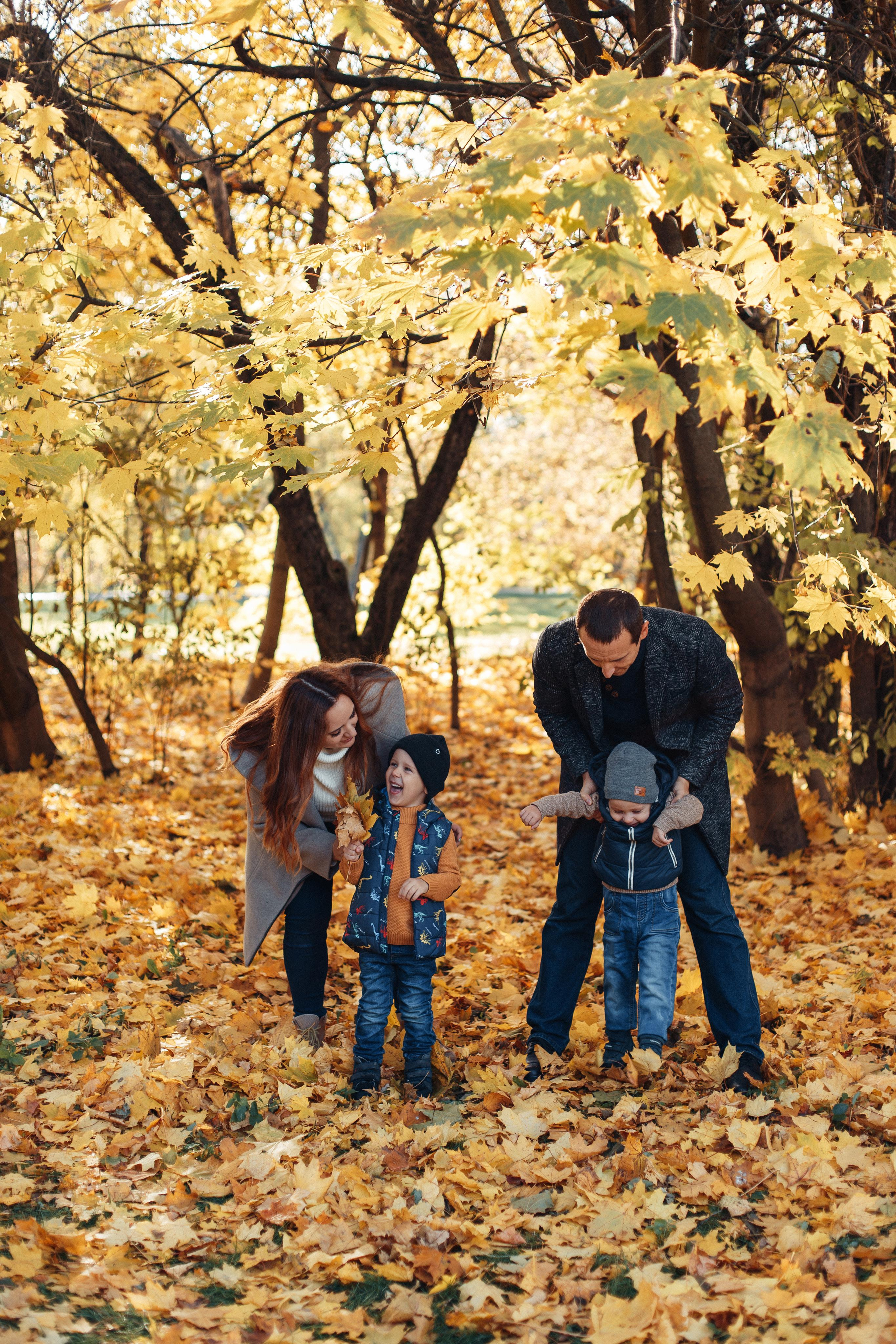 Осенняя прогулка. Семейный фотограф в Москве. Дарья Долгих