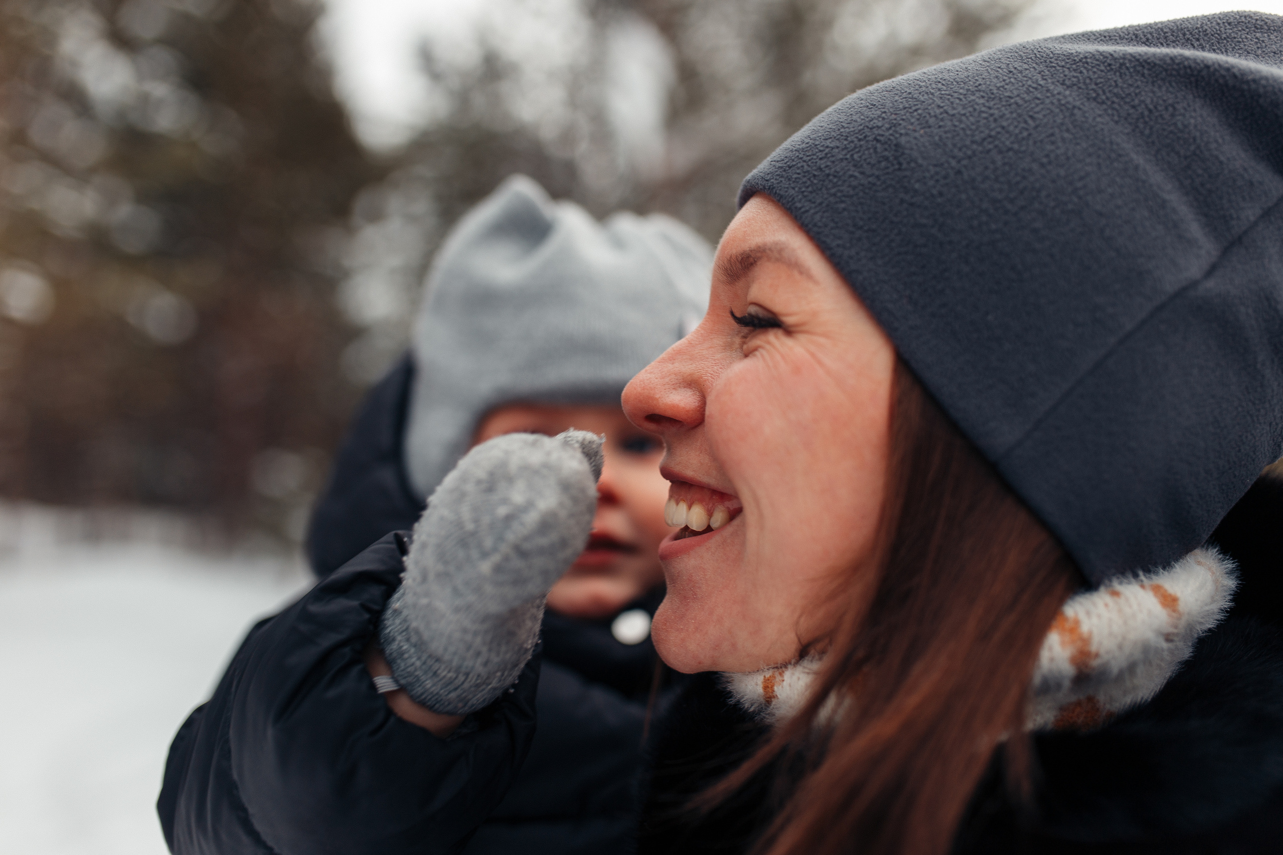 Мамина снежинка. Семейный фотограф в Москве. Дарья Долгих