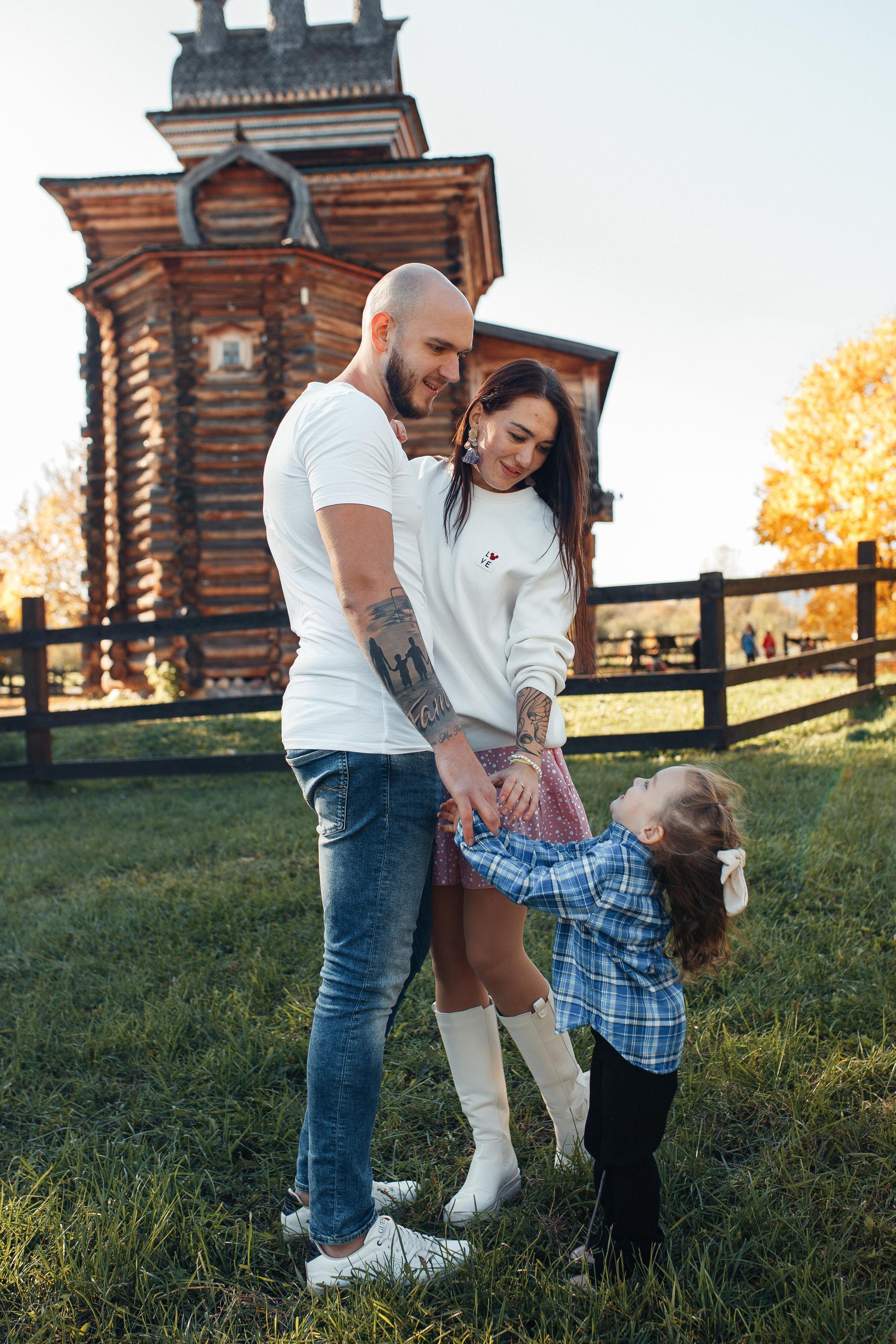 Листопад. Семейный фотограф в Москве. Дарья Долгих
