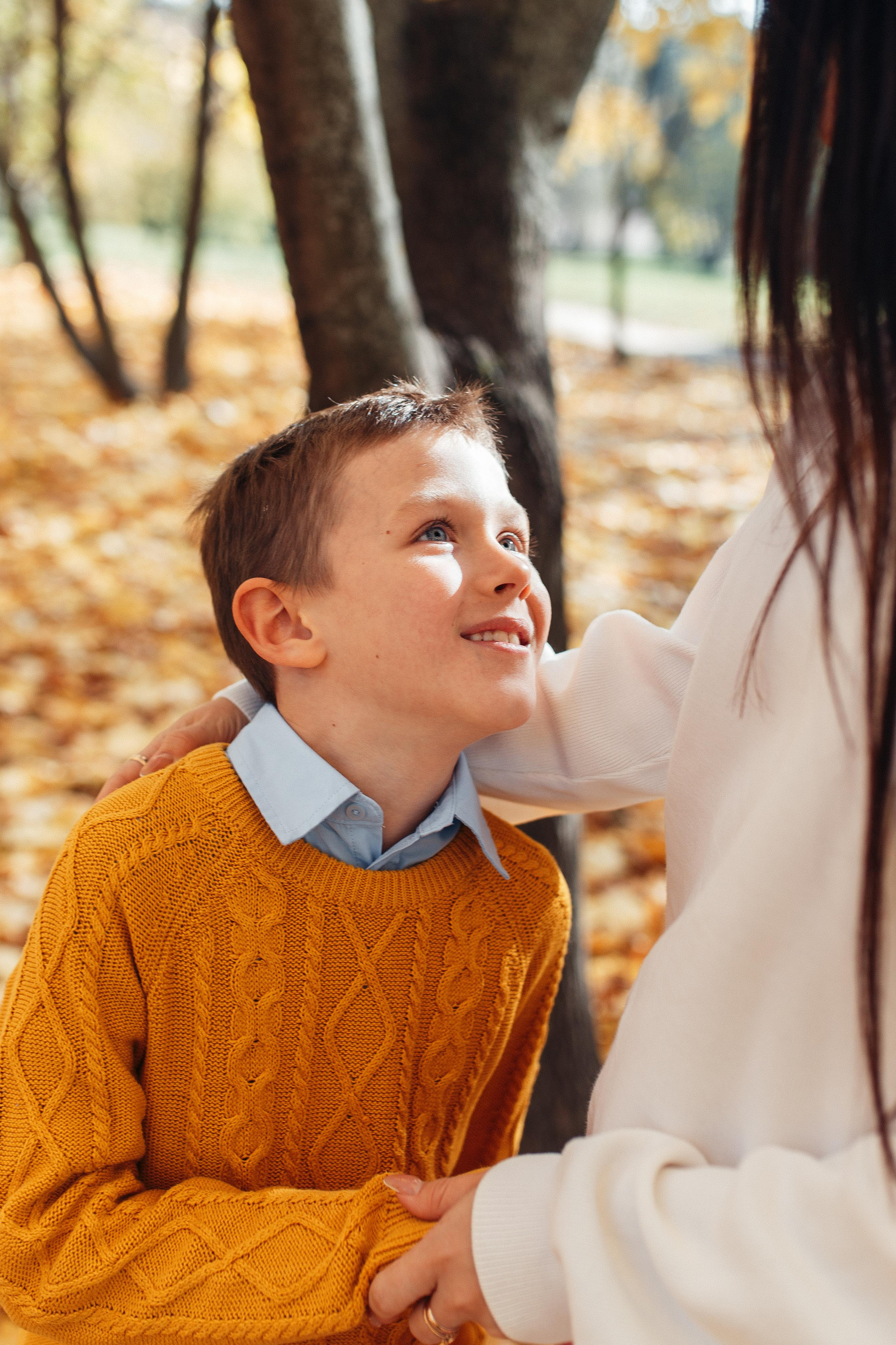 Листопад. Семейный фотограф в Москве. Дарья Долгих