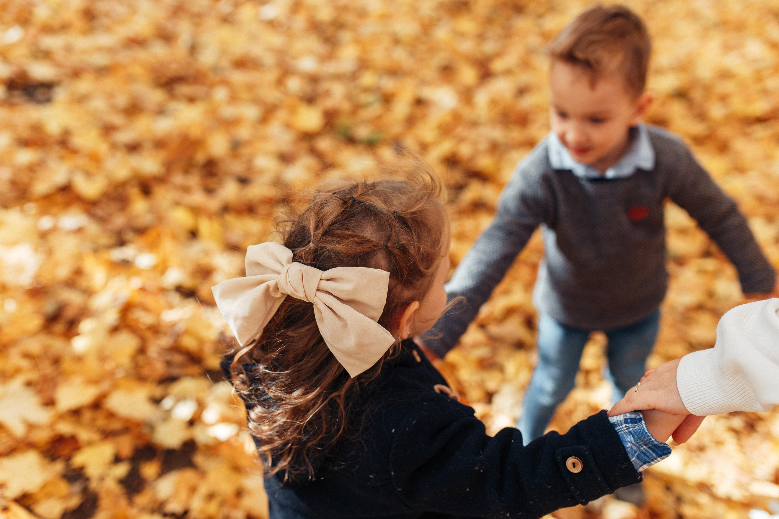Листопад. Семейный фотограф в Москве. Дарья Долгих