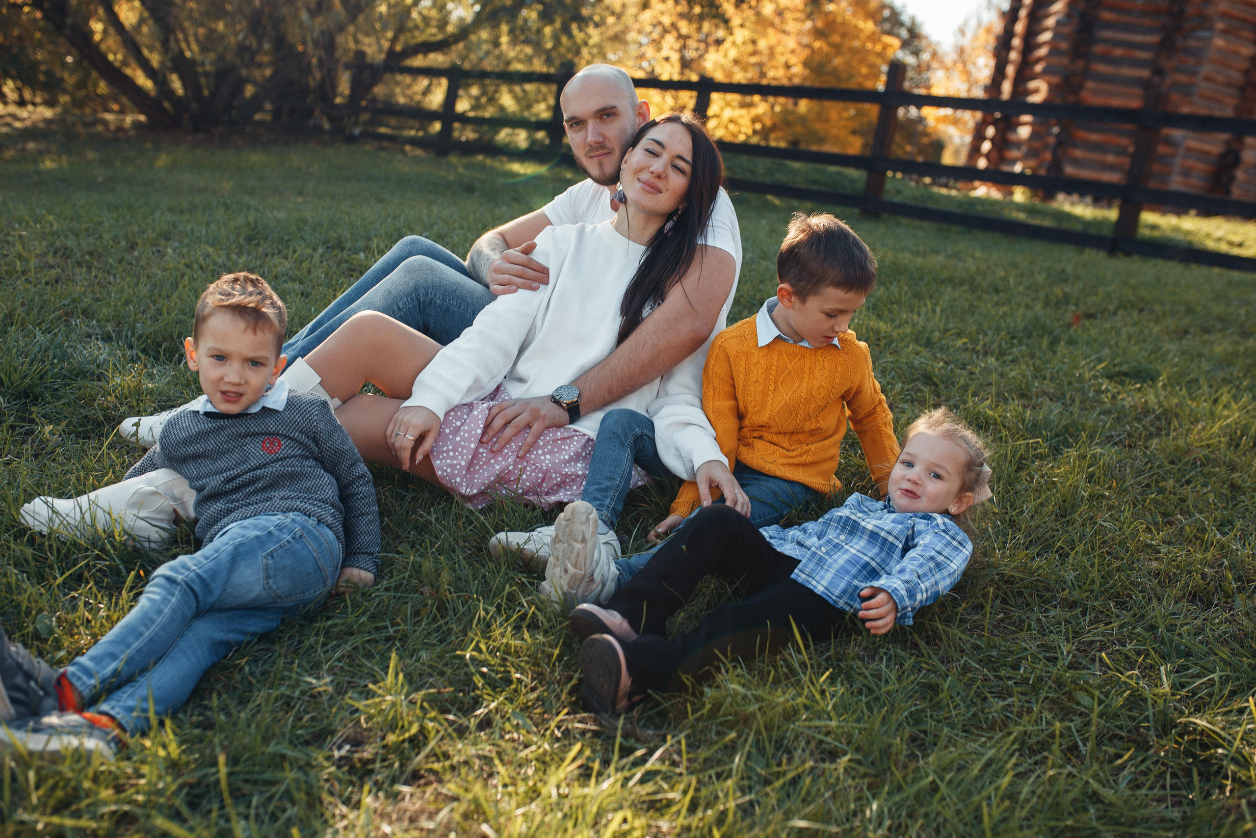 Листопад. Семейный фотограф в Москве. Дарья Долгих