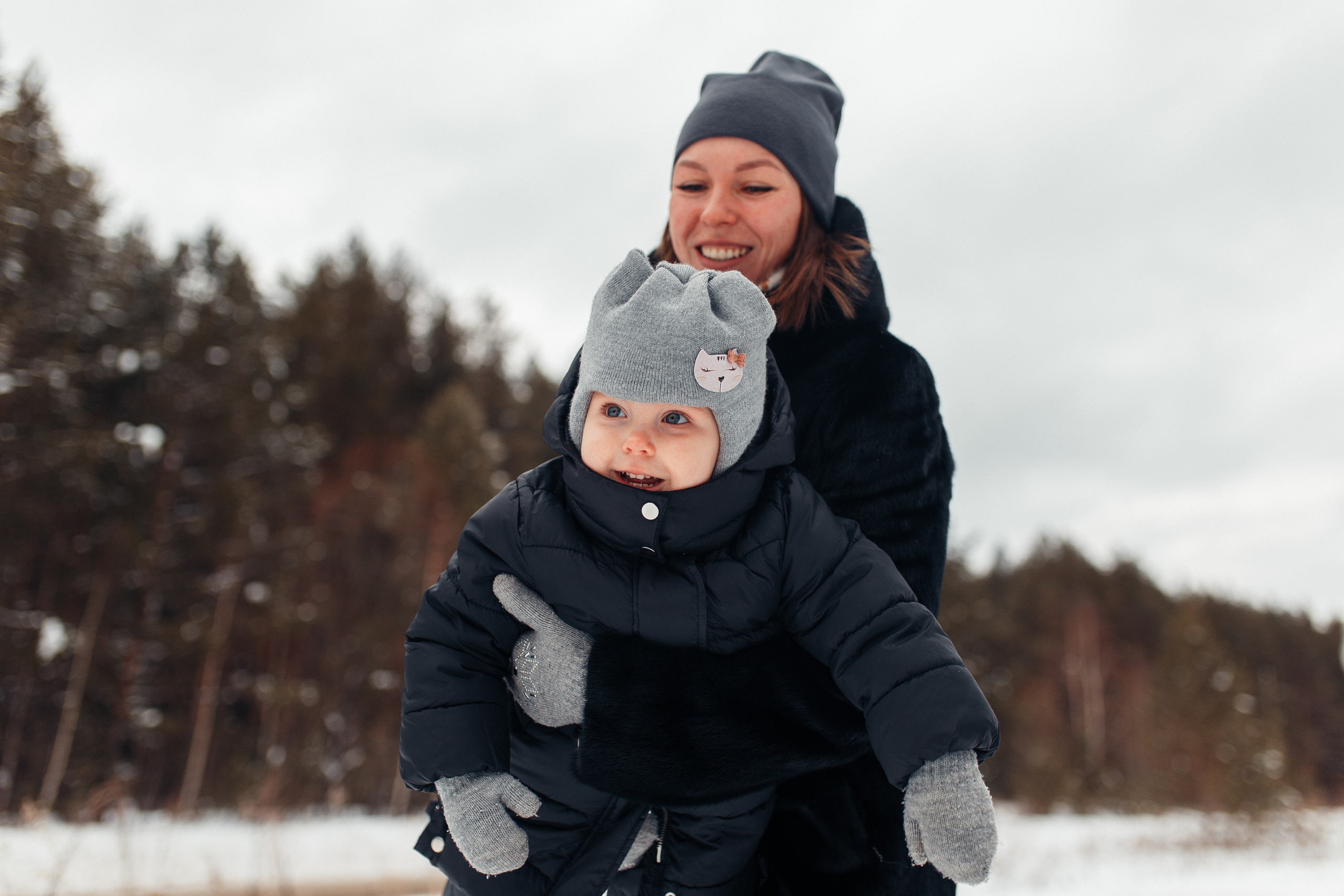 Мамина снежинка. Семейный фотограф в Москве. Дарья Долгих