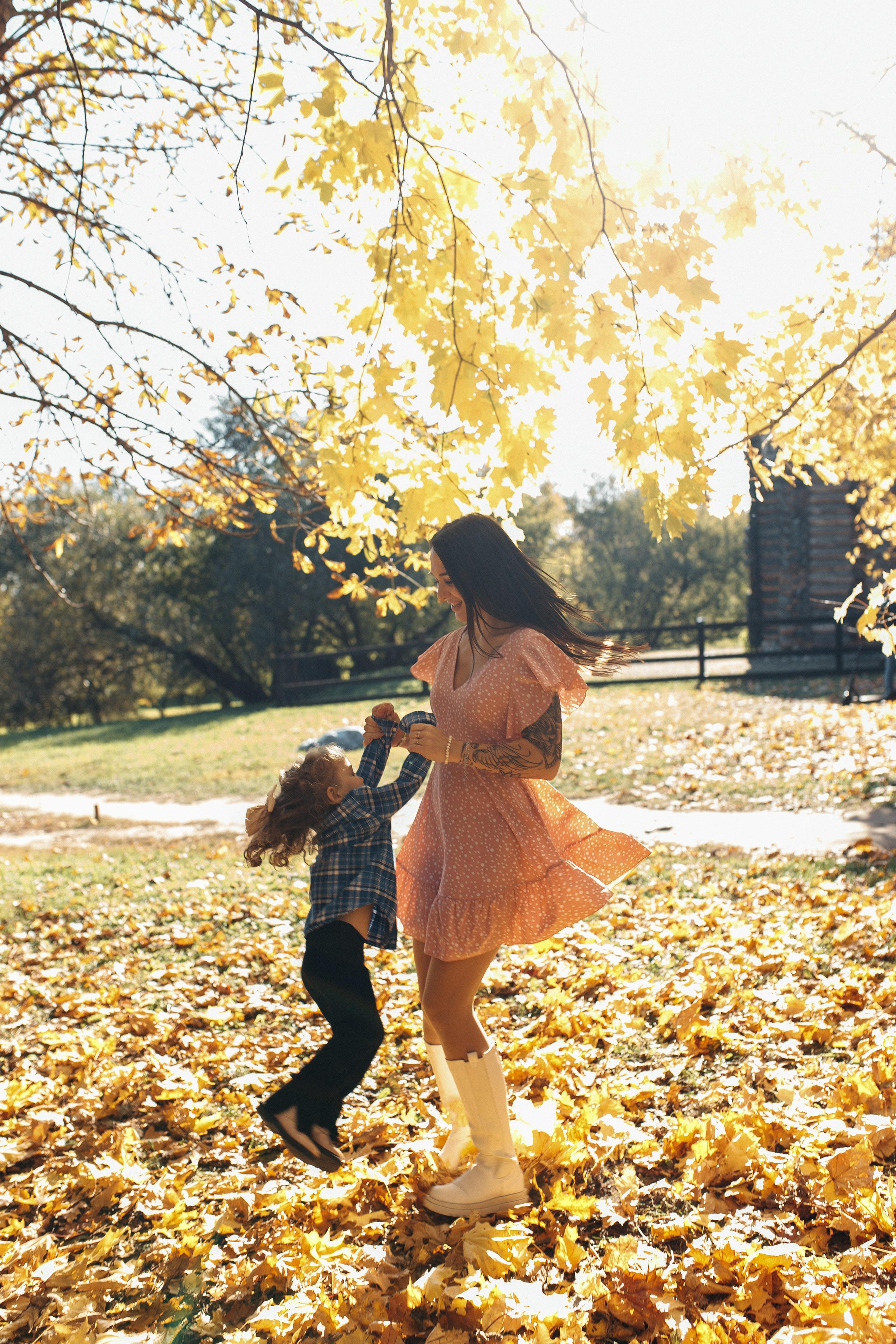 Листопад. Семейный фотограф в Москве. Дарья Долгих