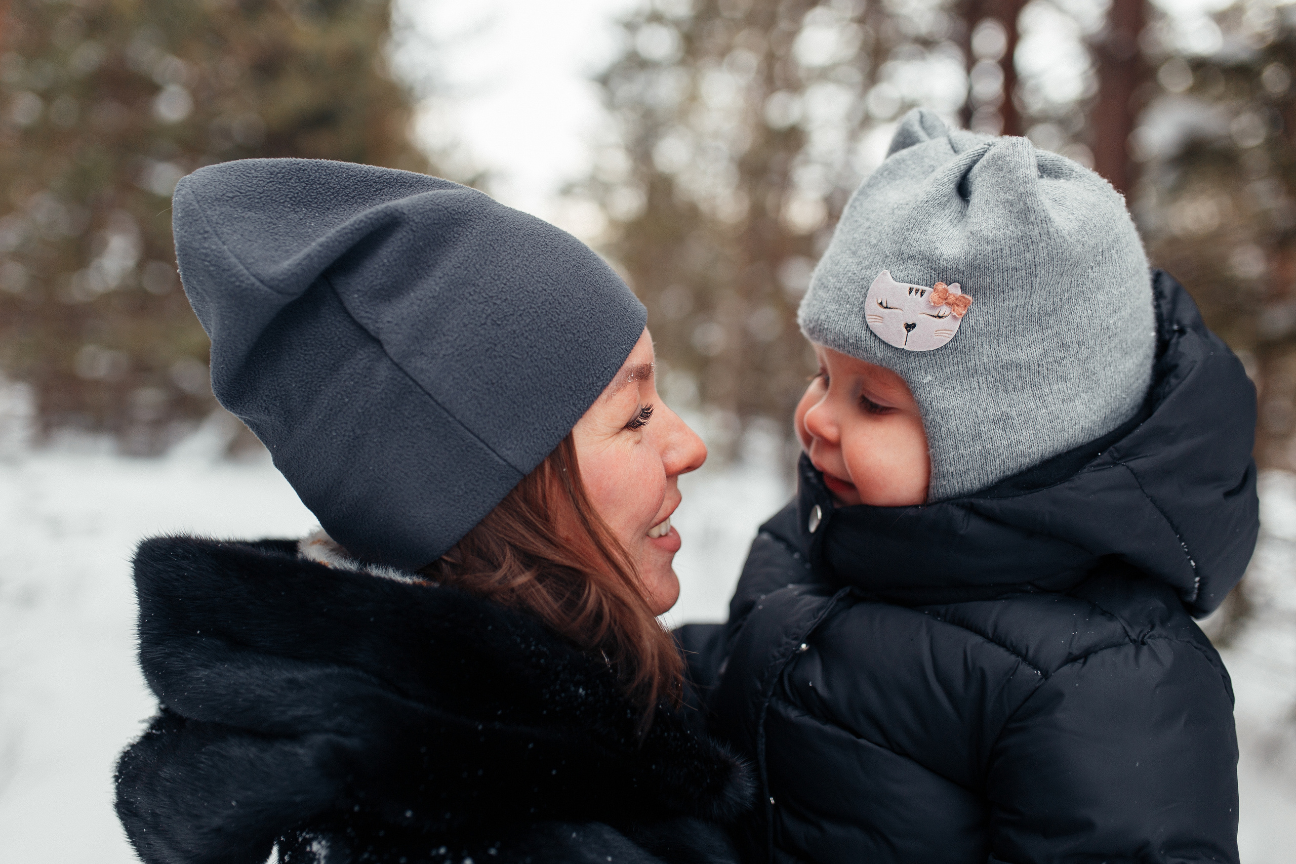 Мамина снежинка. Семейный фотограф в Москве. Дарья Долгих