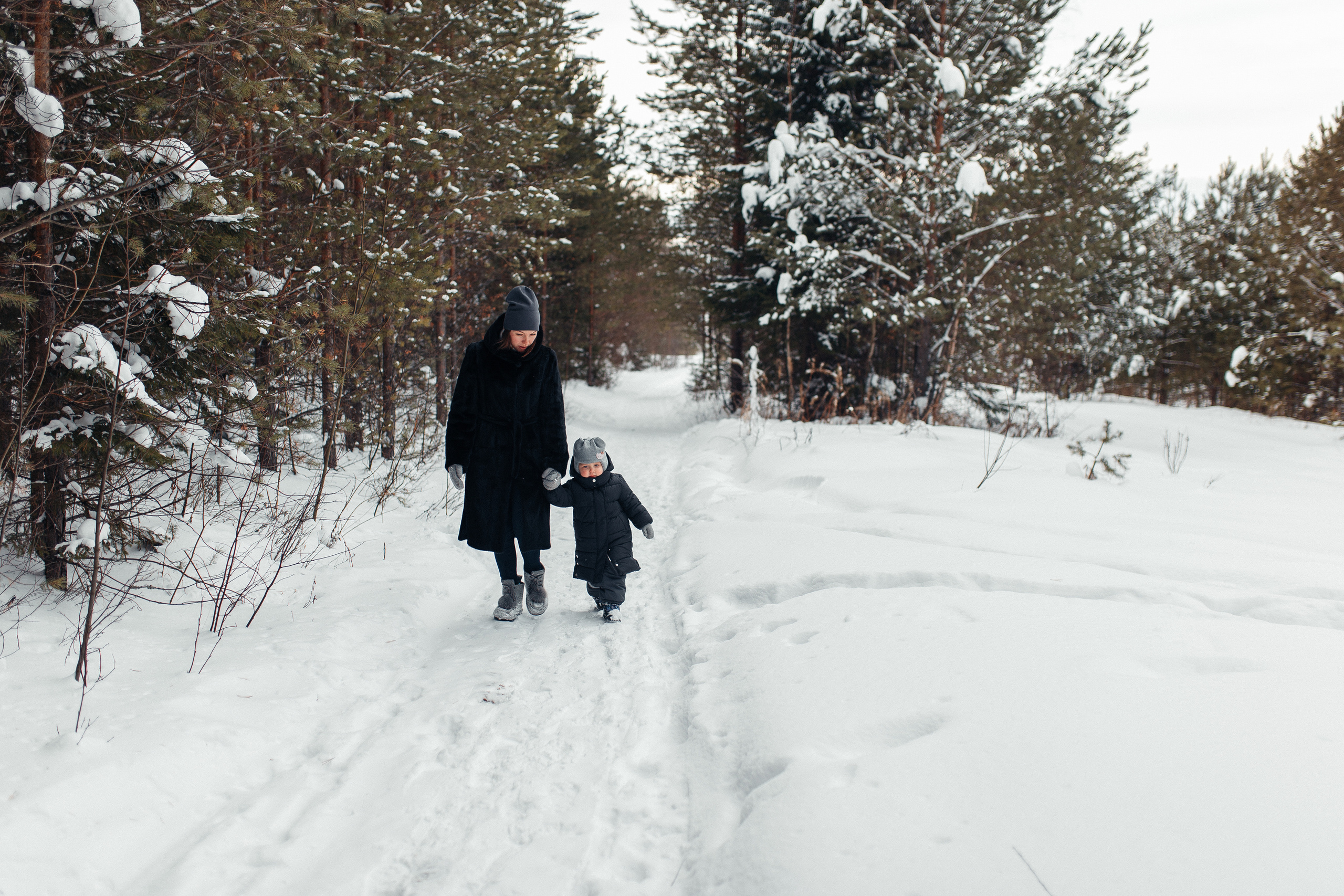 Мамина снежинка. Семейный фотограф в Москве. Дарья Долгих