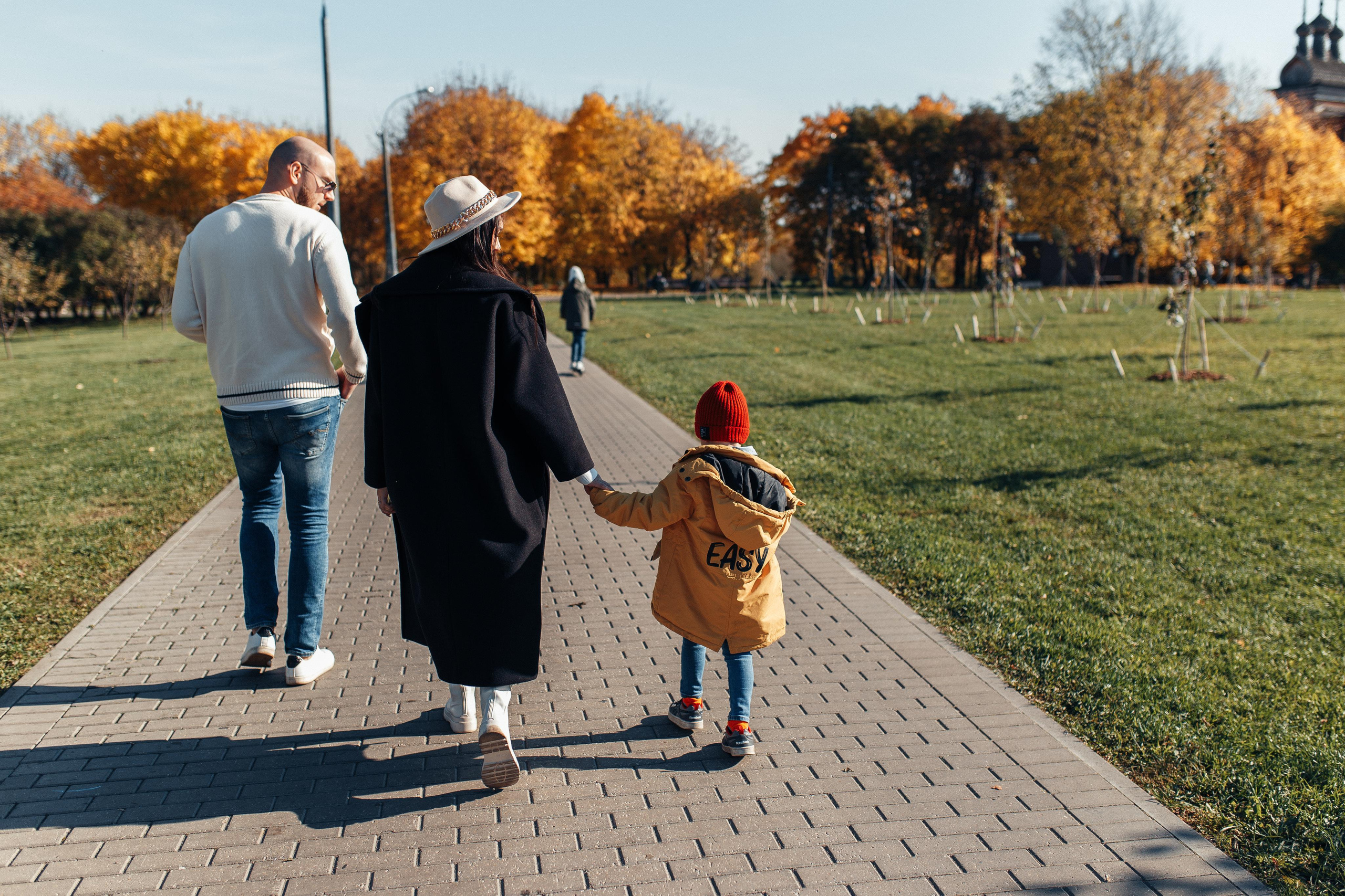 Листопад. Семейный фотограф в Москве. Дарья Долгих