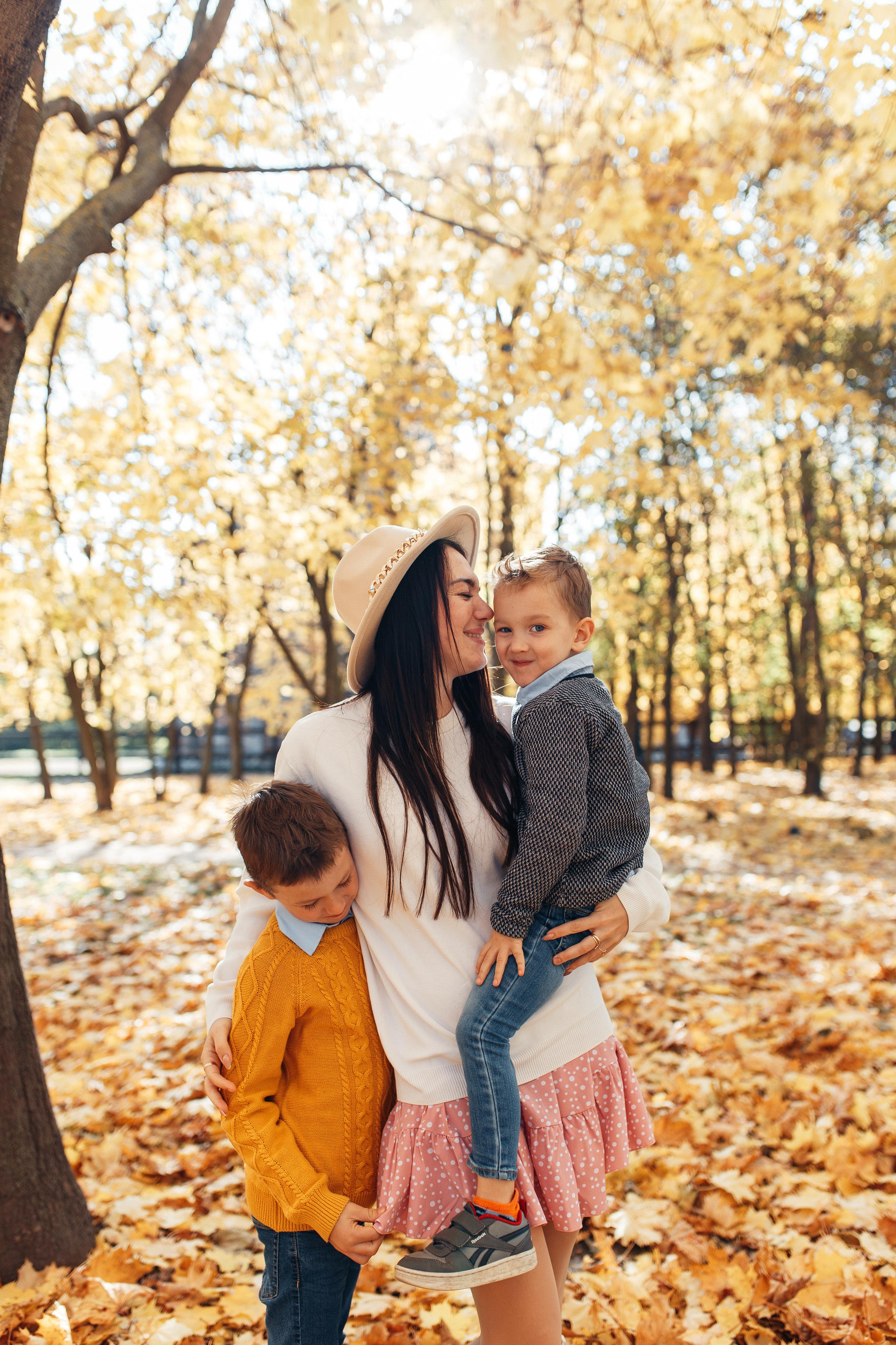 Листопад. Семейный фотограф в Москве. Дарья Долгих