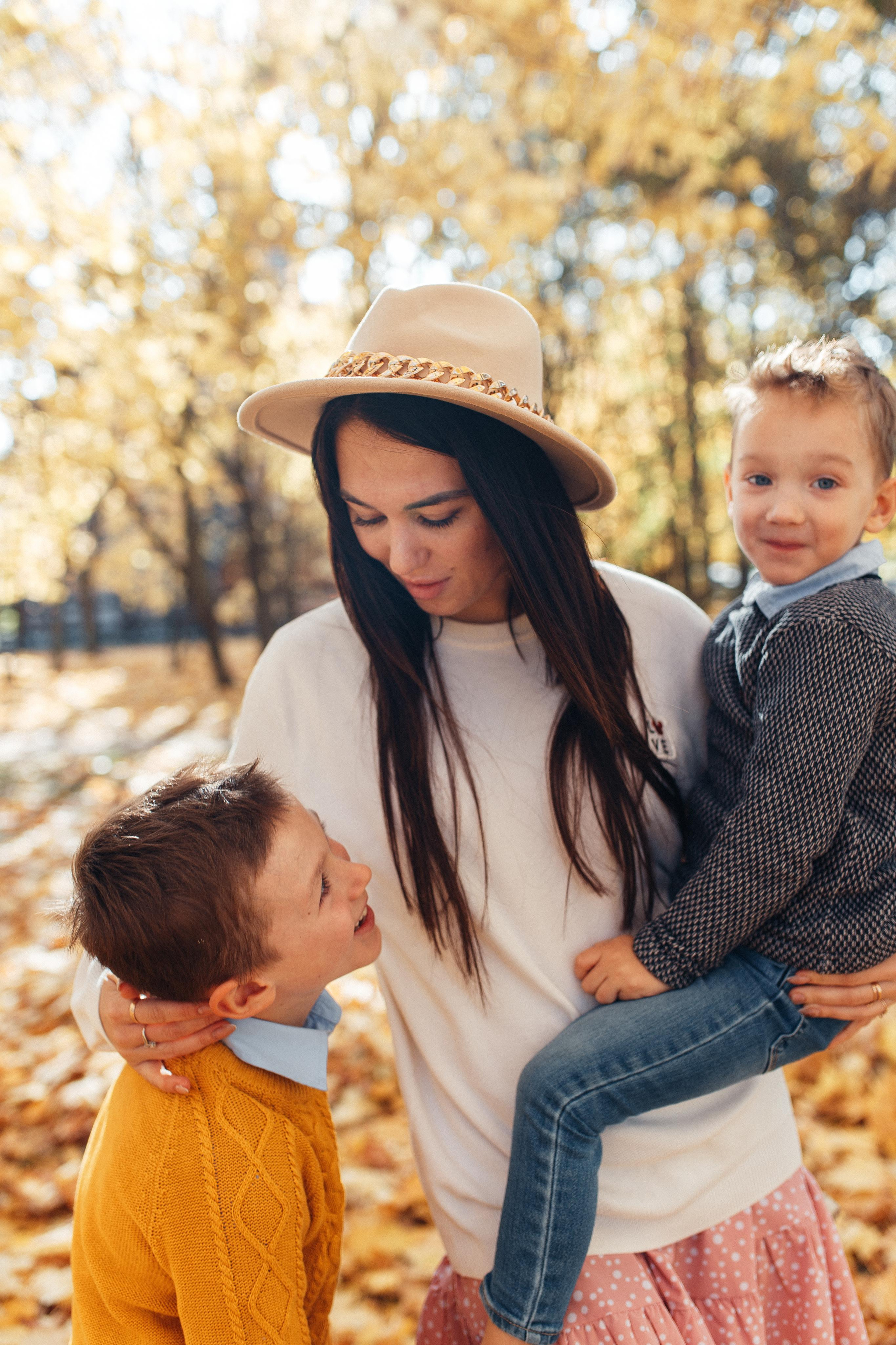 Листопад. Семейный фотограф в Москве. Дарья Долгих