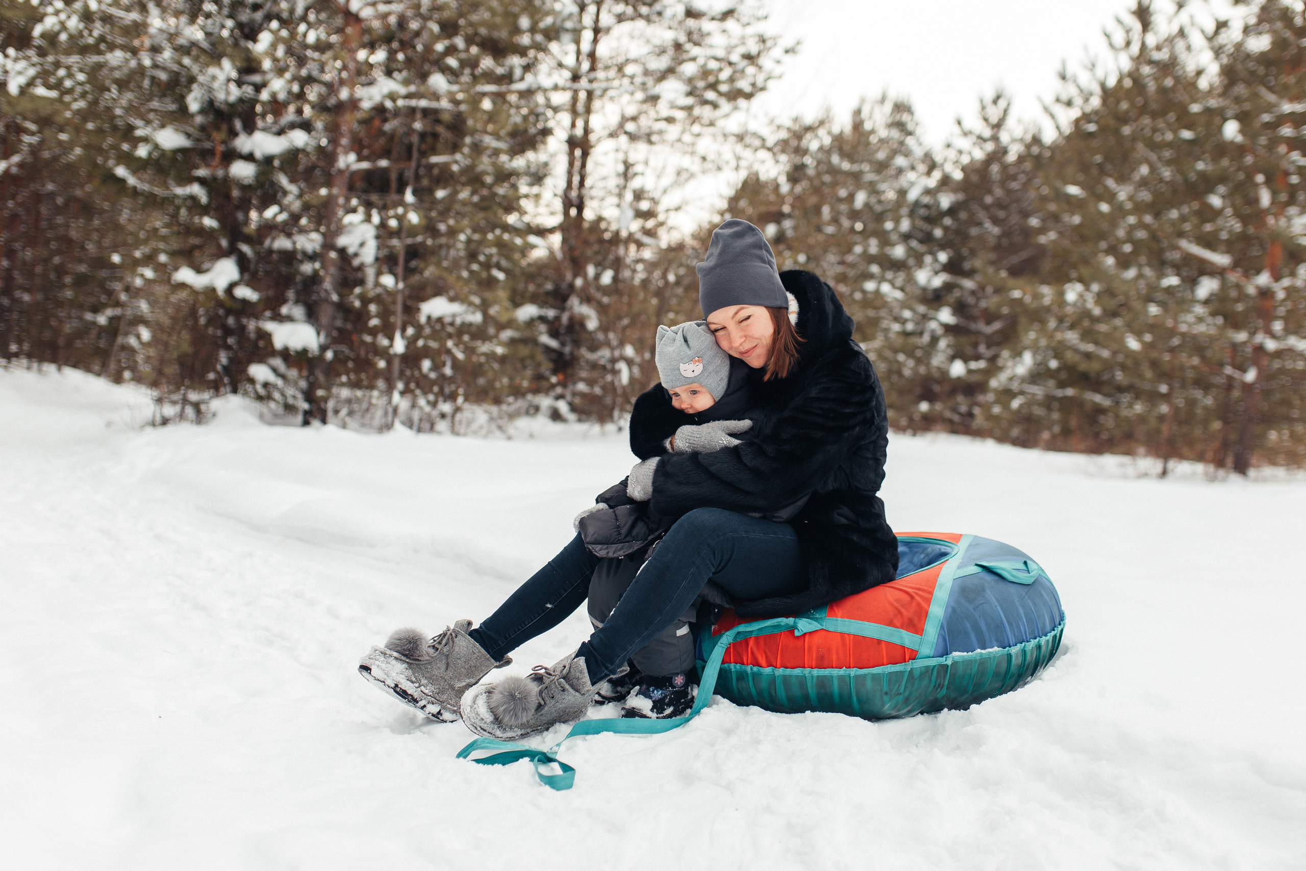 Мамина снежинка. Семейный фотограф в Москве. Дарья Долгих