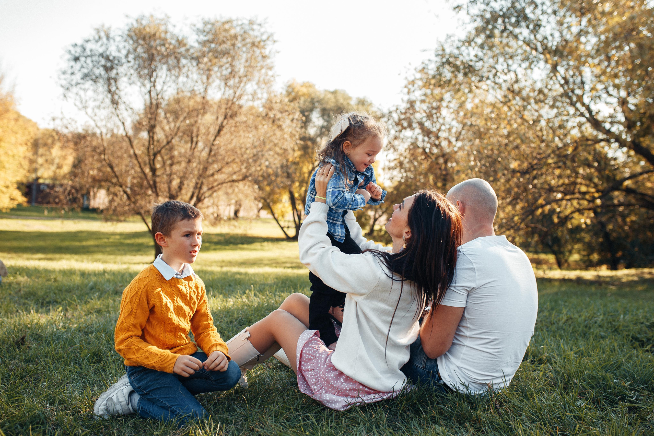 Листопад. Семейный фотограф в Москве. Дарья Долгих