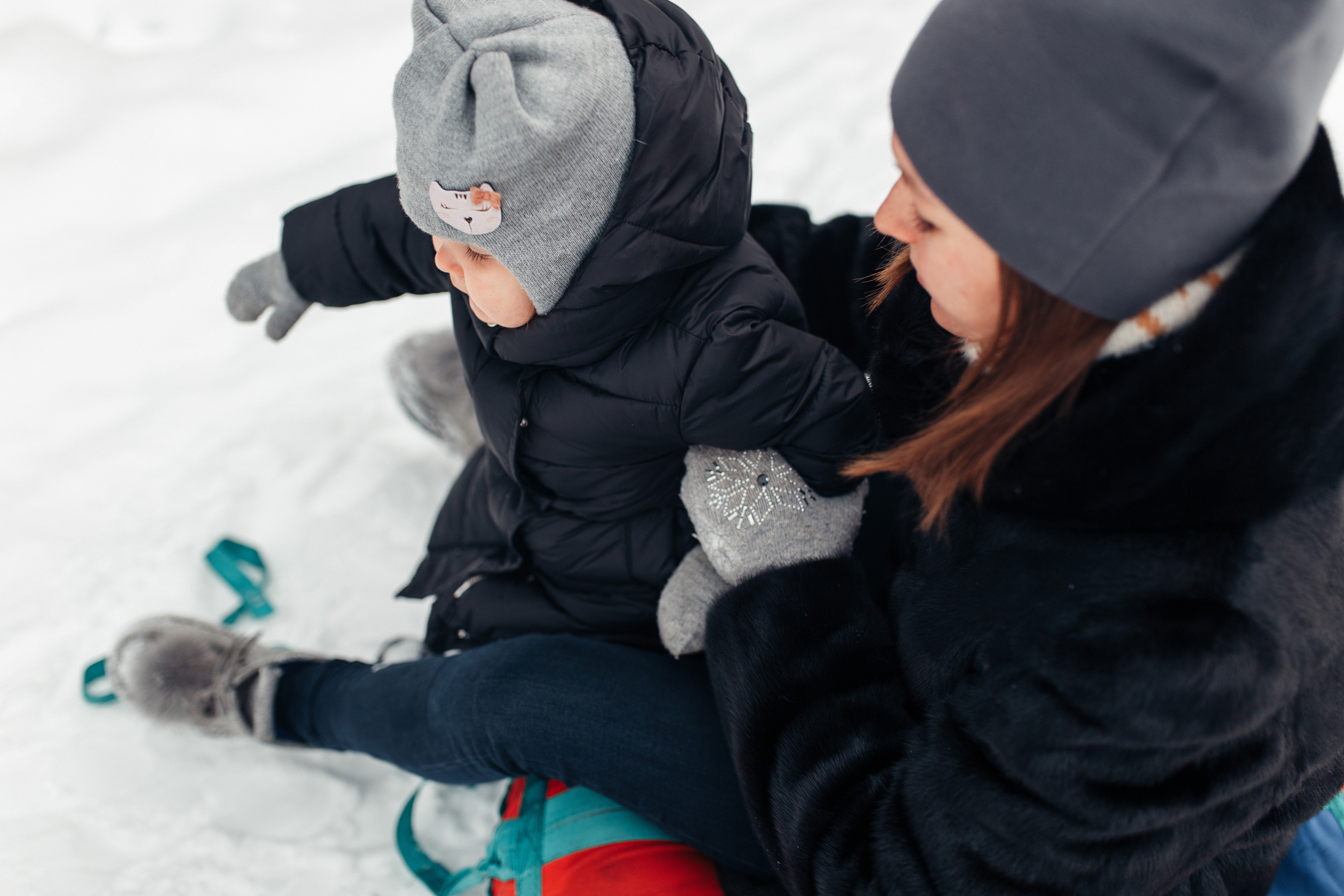 Мамина снежинка. Семейный фотограф в Москве. Дарья Долгих