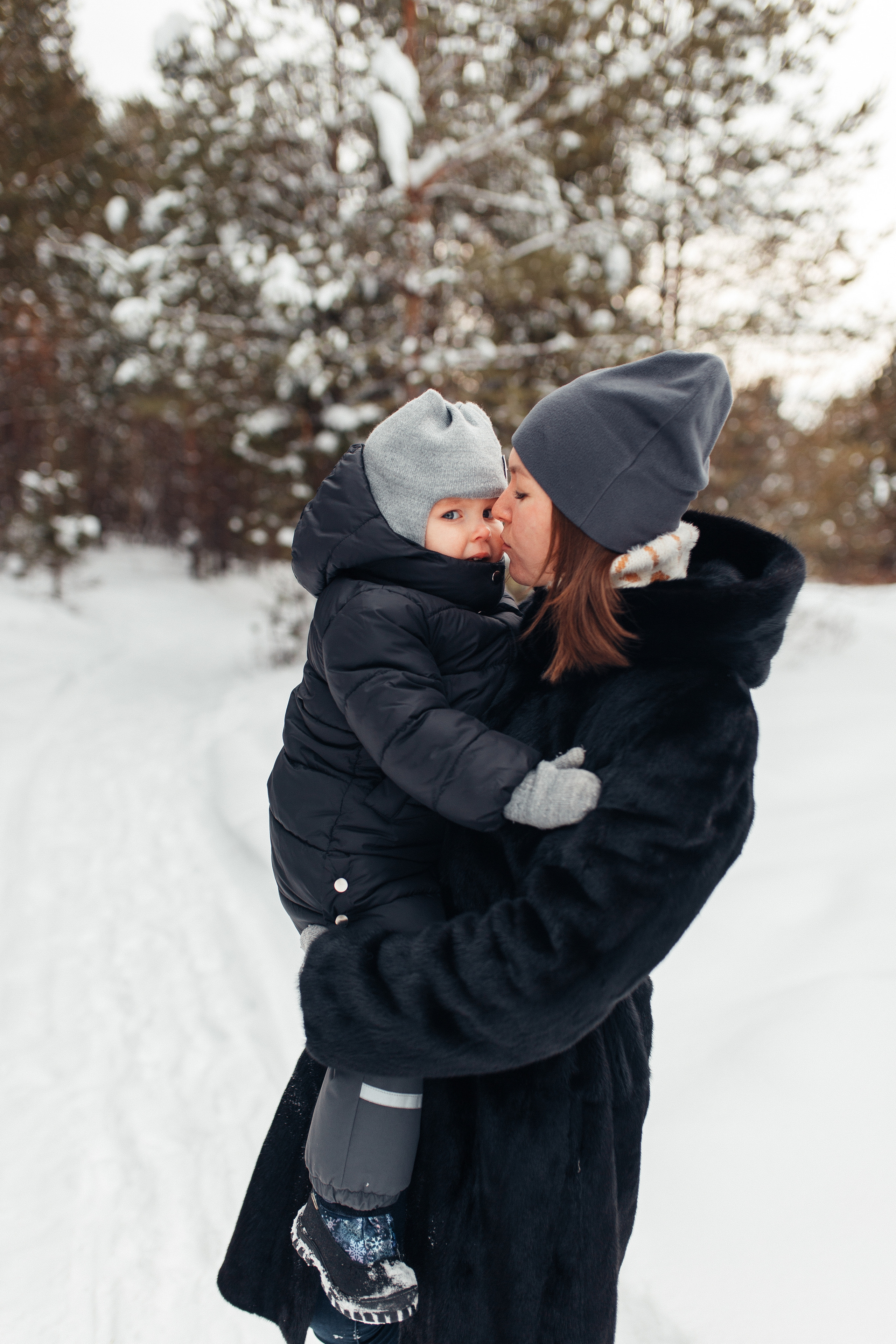 Мамина снежинка. Семейный фотограф в Москве. Дарья Долгих